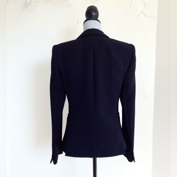 Giorgio Armani Giorgio Armani Black Tailored Single-Button Blazer IT 40 US Size S / US 4 / IT 40 - 13 Thumbnail