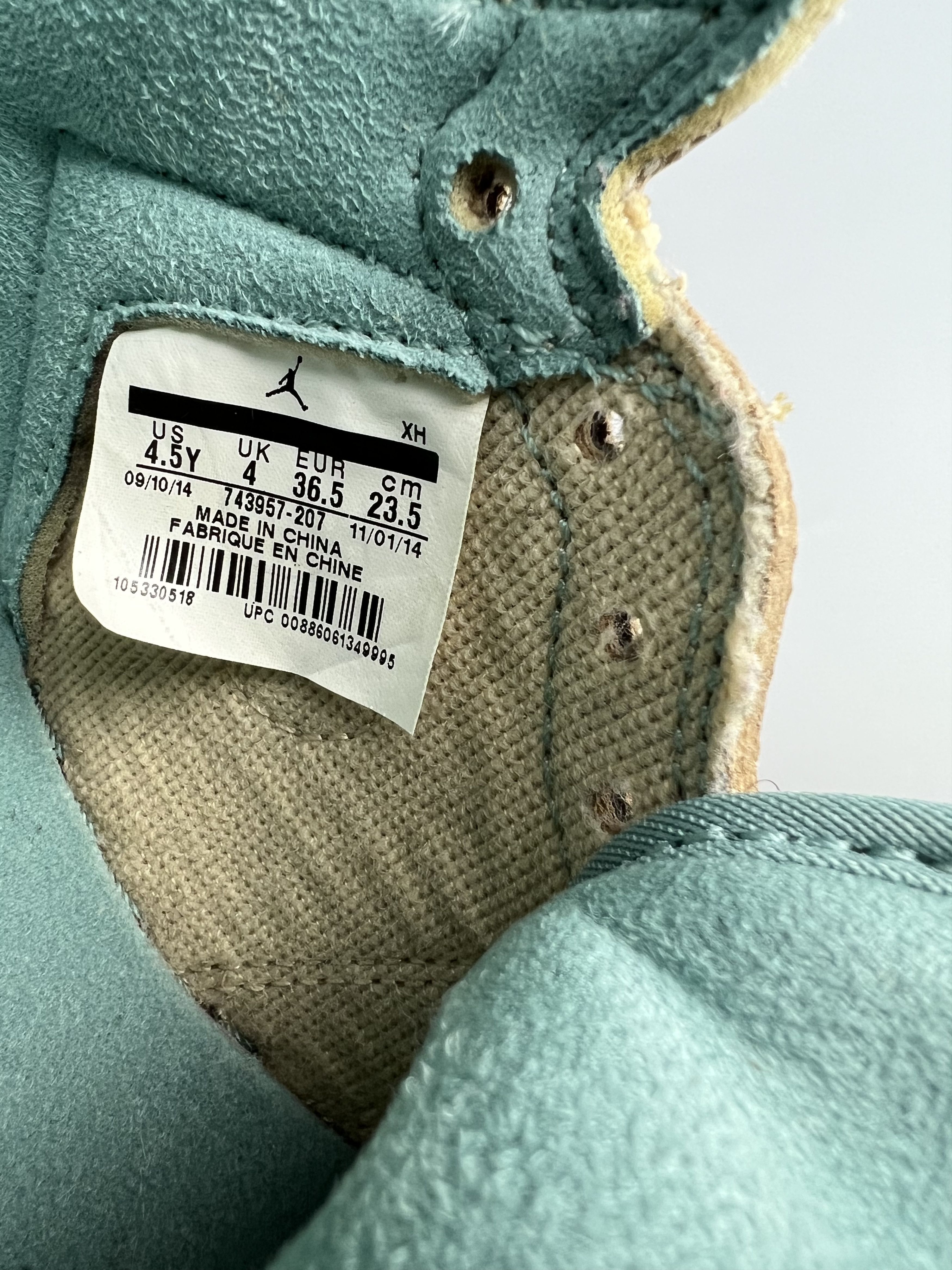 Jordan Brand × Nike 2014 Air Jordan 1 Retro High OG GG "Pearl" Size US 6 / IT 36 - 8 Thumbnail