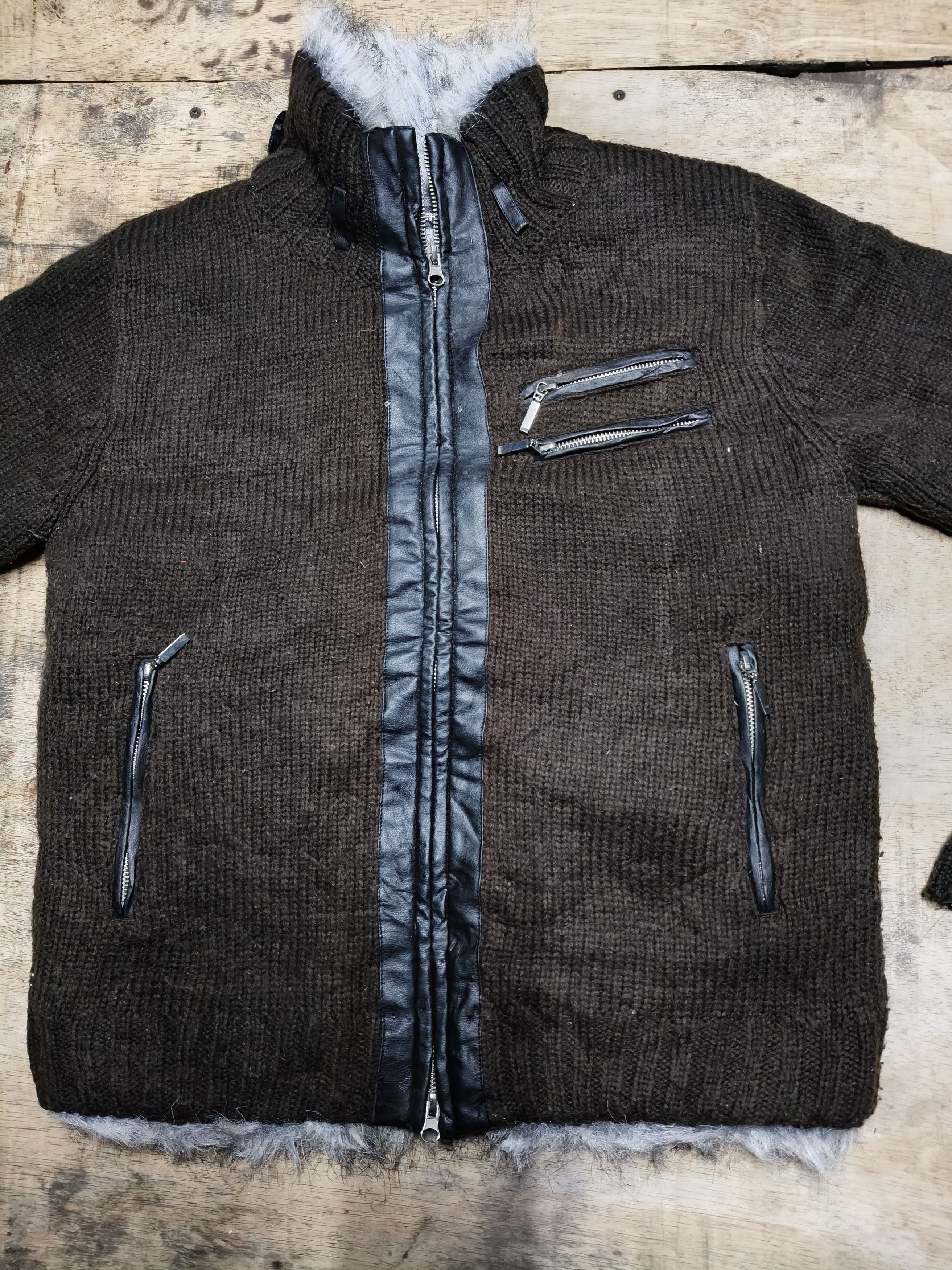 Japanese Brand Macalester Knitted Faux fur Jacket Size M / US 6-8 / IT 42-44 - 5 Thumbnail