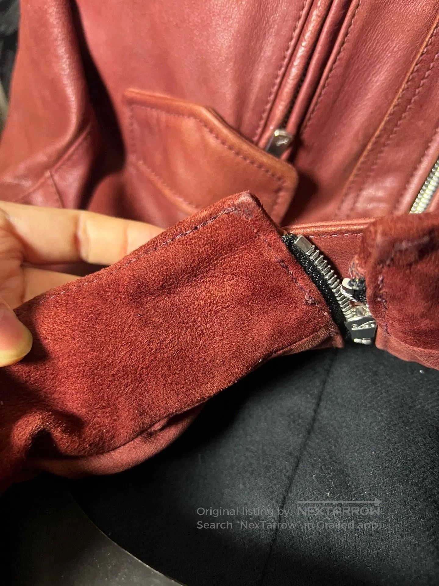Other CATHY JANE Leather Jacket. Size US L / EU 52-54 / 3 - 5 Thumbnail