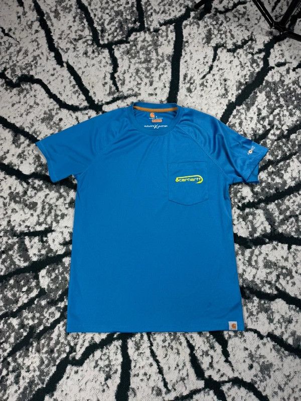 Carhartt Carhartt outfish blue fishing sports shirt S Size US S / EU 44-46 / 1 - 1 Thumbnail