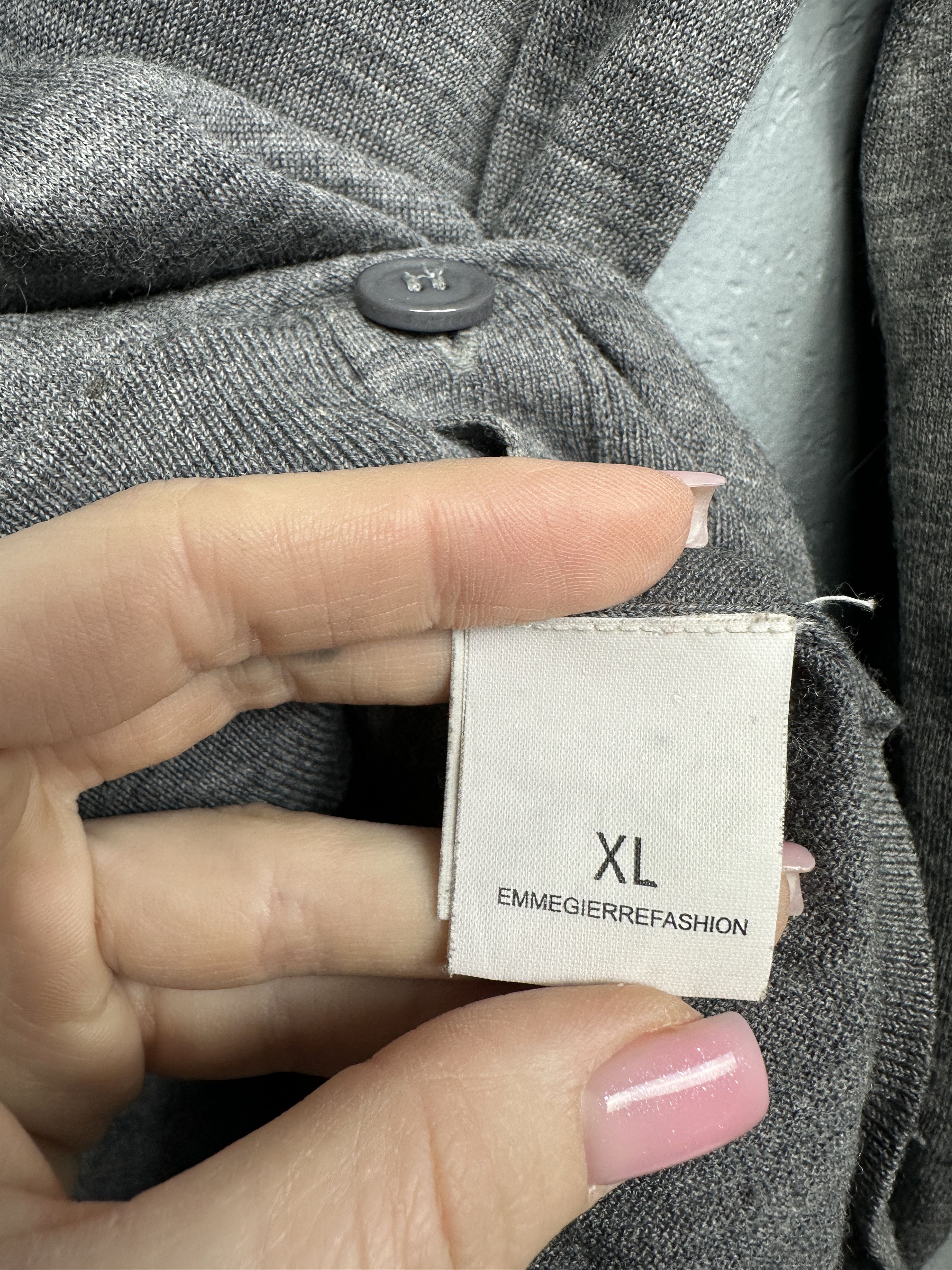 Paolo Pecora Paolo Pecora Mens Wool Cardigan Sweater Size US XL / EU 56 / 4 - 4 Thumbnail