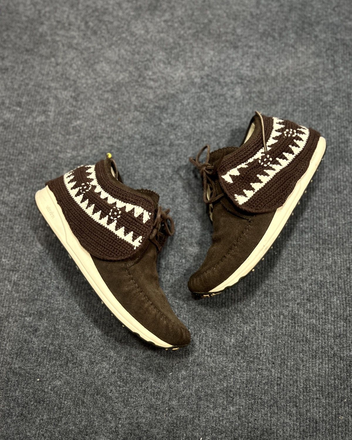 Visvim VISVIM FBT SS04 CROCHET BROWN SUEDE BEADED SNEAKERS Size US 8.5 / EU 41-42 - 2 Thumbnail