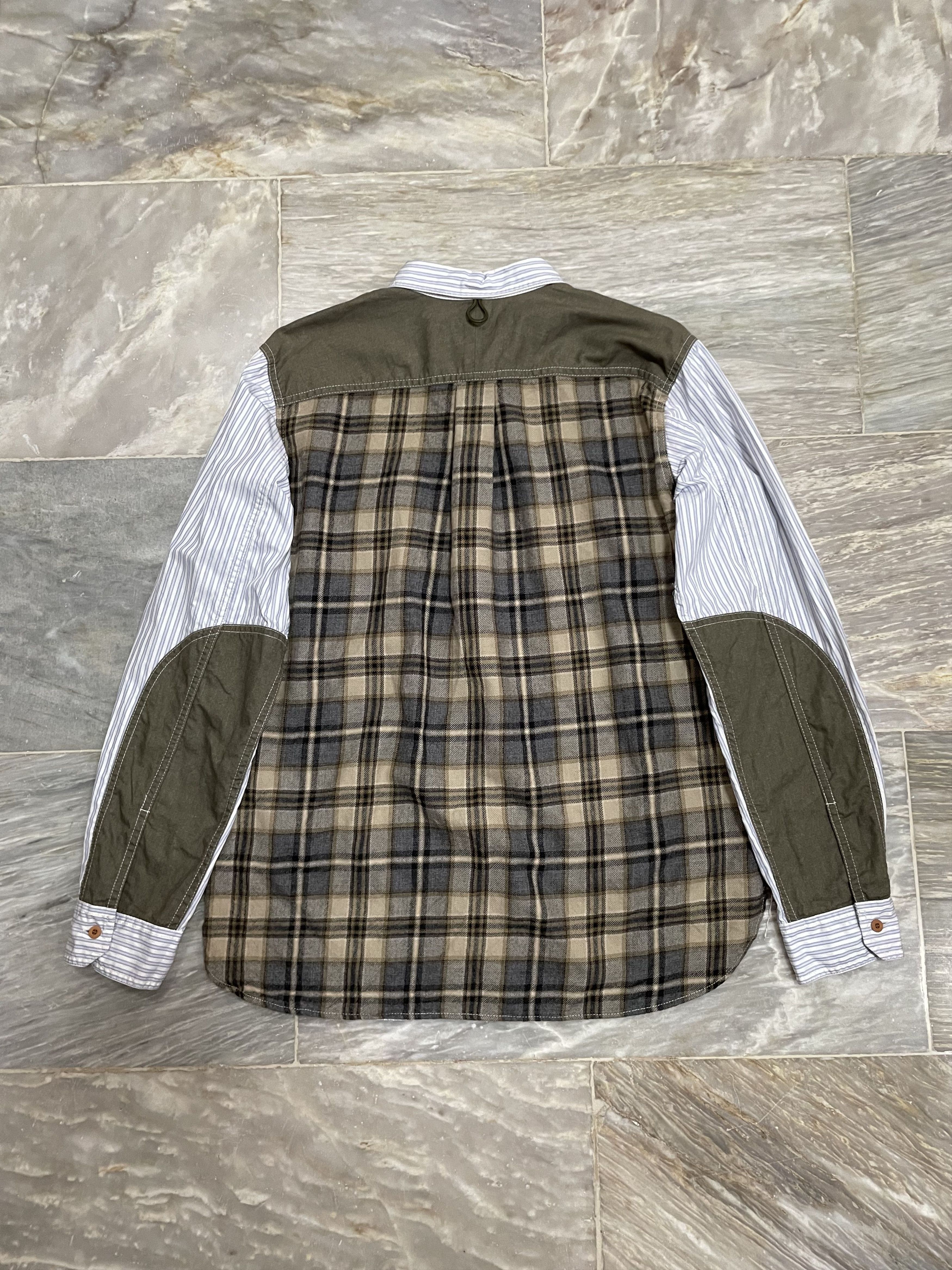 Junya Watanabe CDG x Junya Watanabe Stripe / Checked Button Up Size US M / EU 48-50 / 2 - 6 Thumbnail