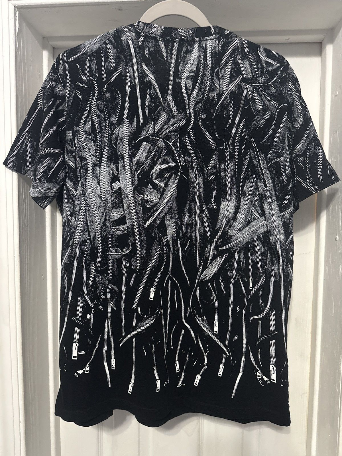 Diesel Diesel Neza Zipper Print T-Shirt Black Size US M / EU 48-50 / 2 - 3 Thumbnail