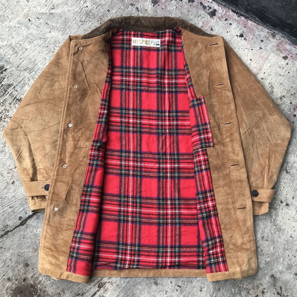 Vintage Vintage Nissan Nismo Old Logo Corduroy Tartan Coat Jacket Size US M / EU 48-50 / 2 - 22 Thumbnail