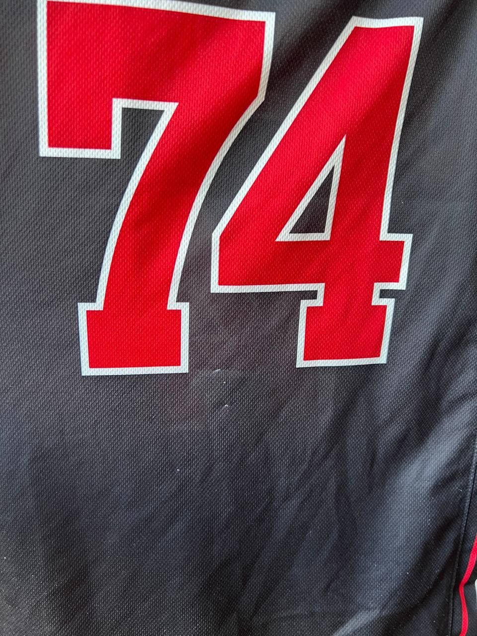 Fox Racing FOX RACING VINTAGE MOTO BLACK JERSEY #74 SIZE S MENS Size US S / EU 44-46 / 1 - 15 Thumbnail