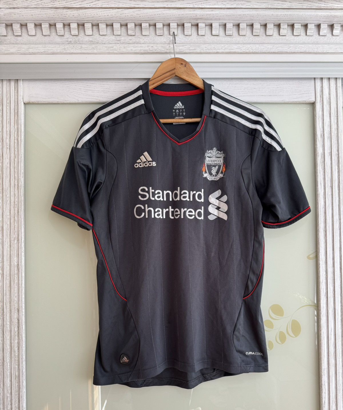 Adidas Liverpool 2011-2012 Away Soccer Jersey Football Kit Shirt Size US S / EU 44-46 / 1 - 1 Thumbnail