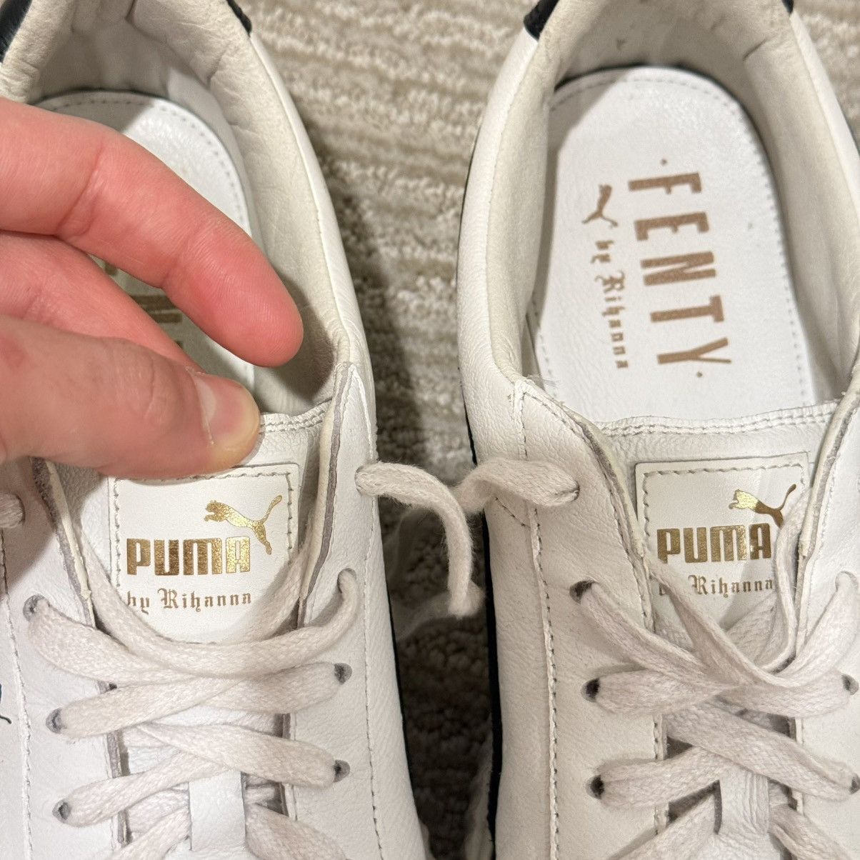 Fenty × Puma Rihanna Fenty x Puma Men’s Creeper Sneakers White Size 11 Size US 11 / EU 44 - 8 Thumbnail