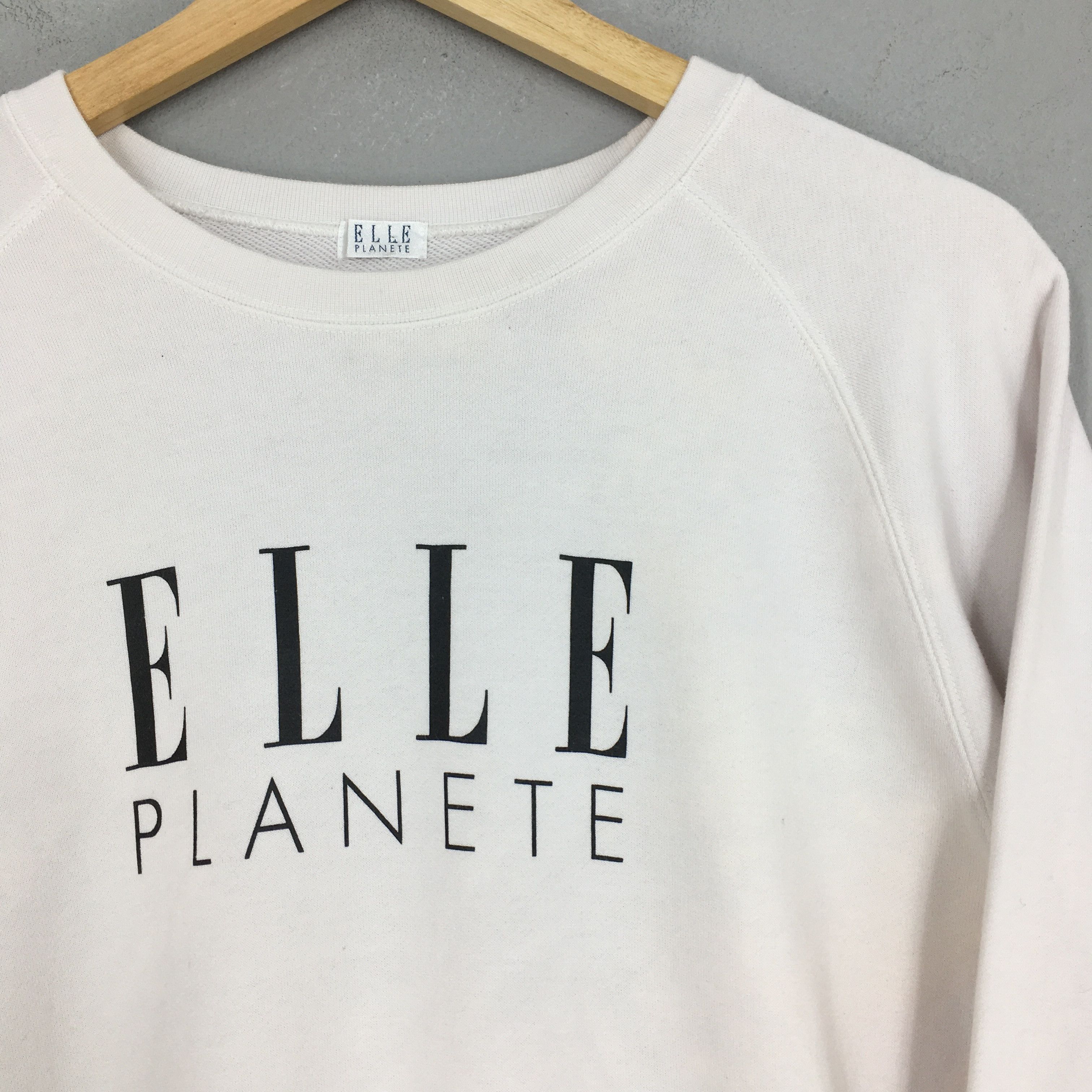 Ellesse Vintage 90s Elle Planete Sweatshirt Medium Size US M / EU 48-50 / 2 - 2 Thumbnail
