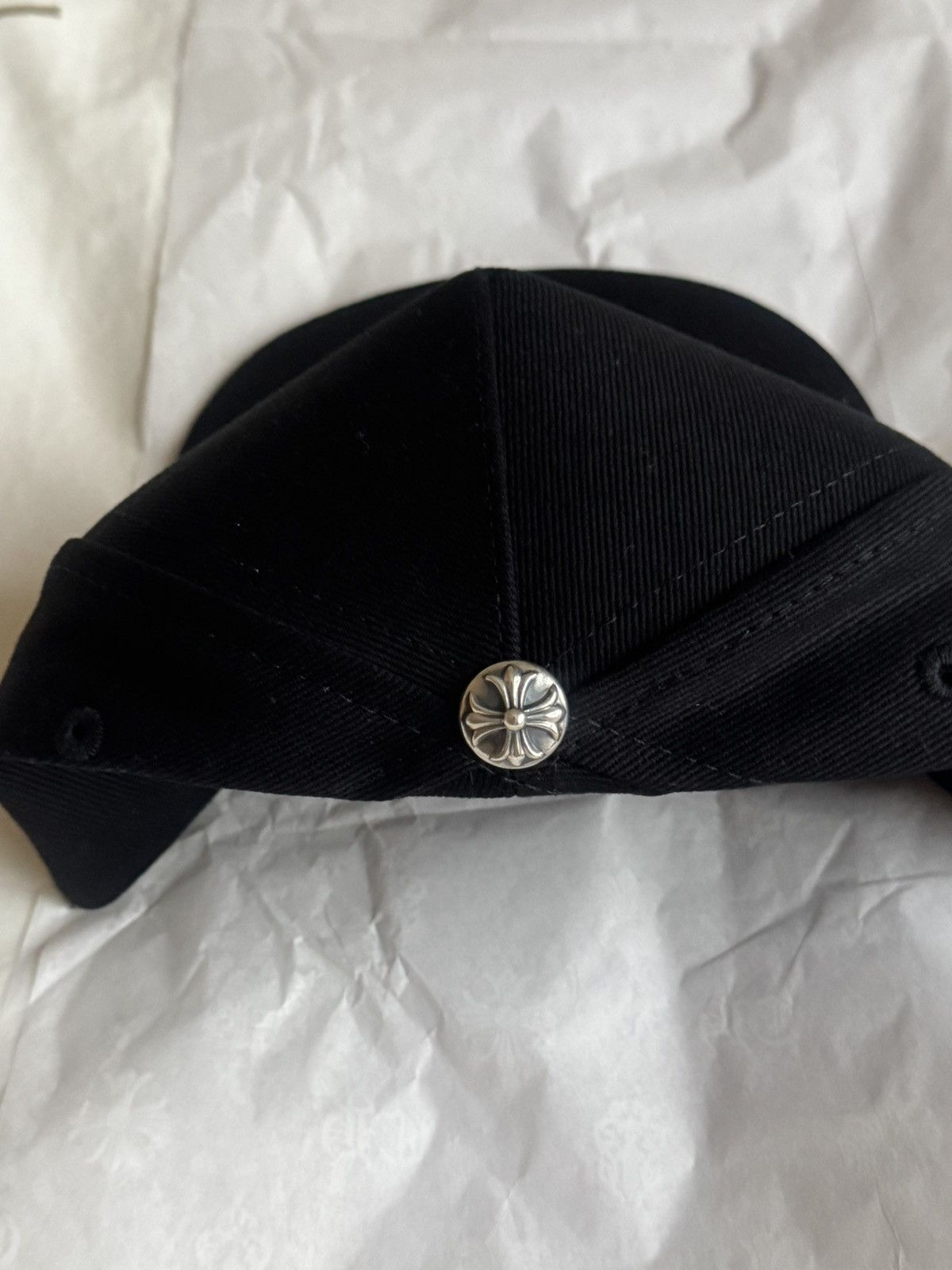 Chrome Hearts (RARE) Chrome Hearts Triple Cross Baseball Cap NEW Size ONE SIZE - 2 Thumbnail