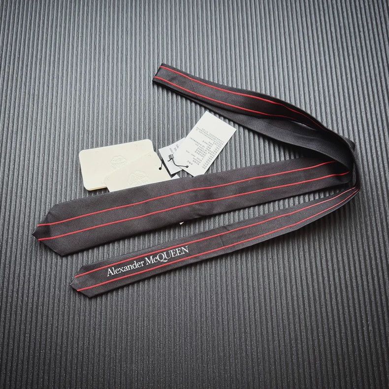 Alexander McQueen Alexander Mcqueen Label tie Size ONE SIZE - 4 Thumbnail