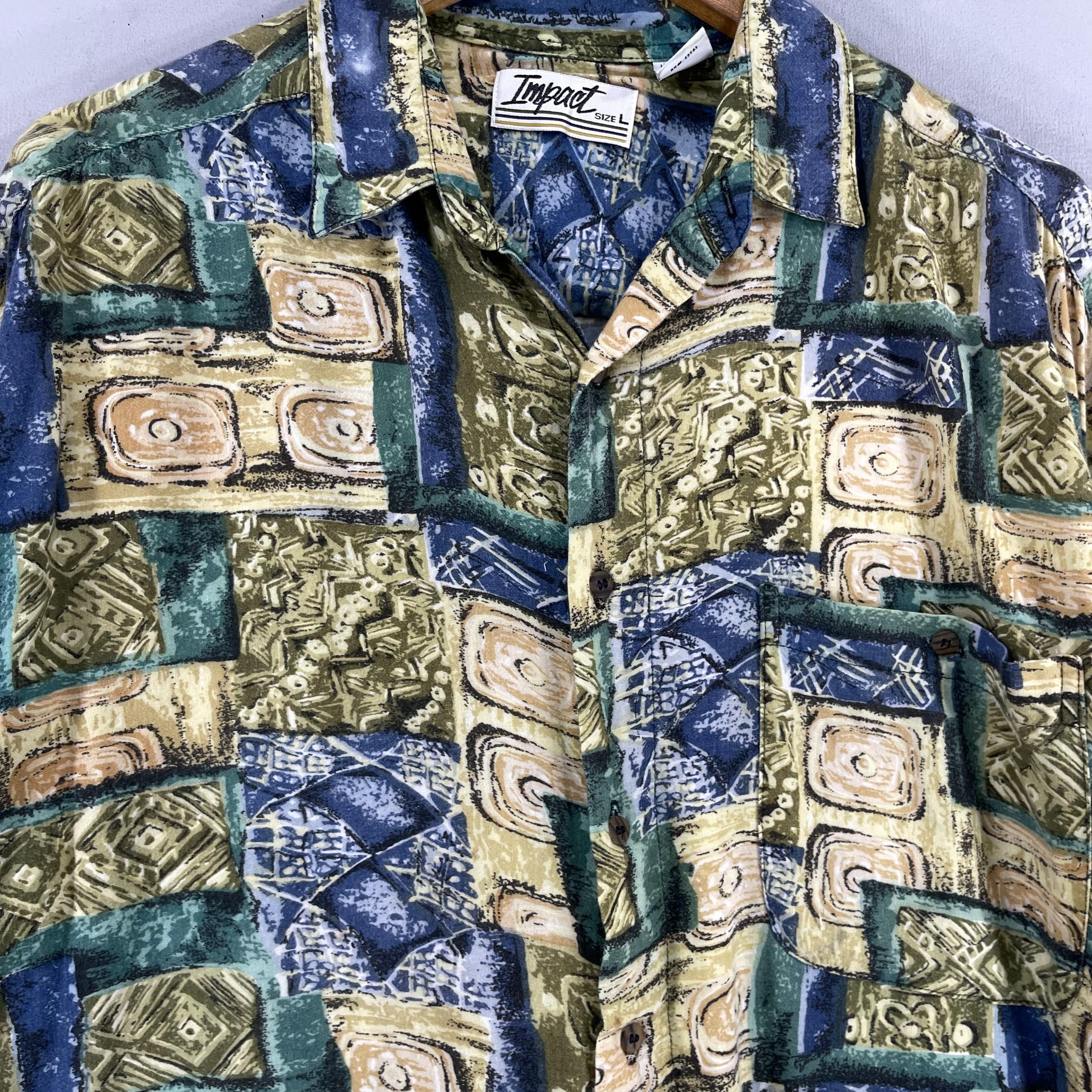 Designer × Vintage Vintage Baroque Abstract Pop Art Psychobilly Artwork Shirt Size US L / EU 52-54 / 3 - 2 Thumbnail