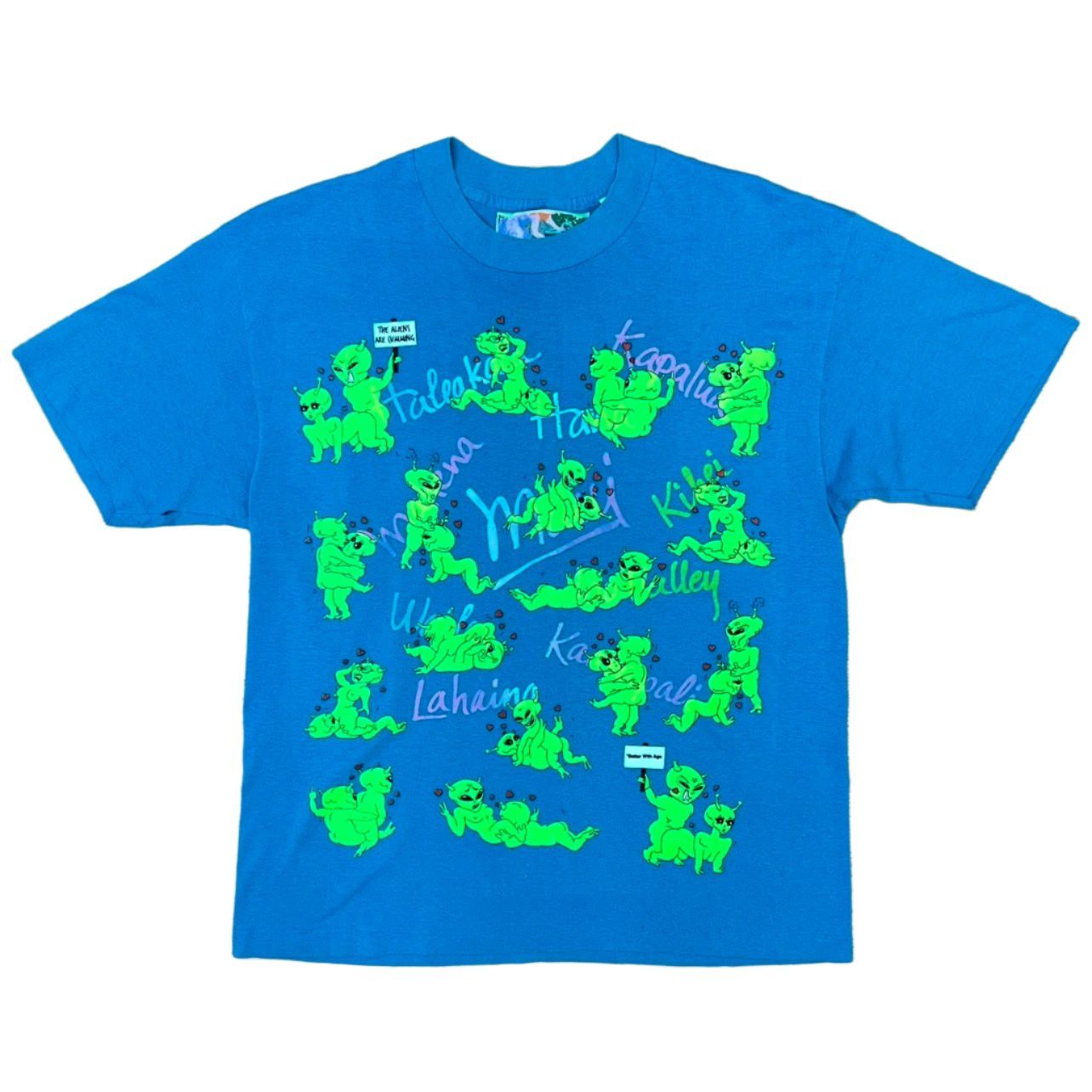 Better With Age * Area 69 Vintage Tee Blue Size US M / EU 48-50 / 2 - 1 Thumbnail