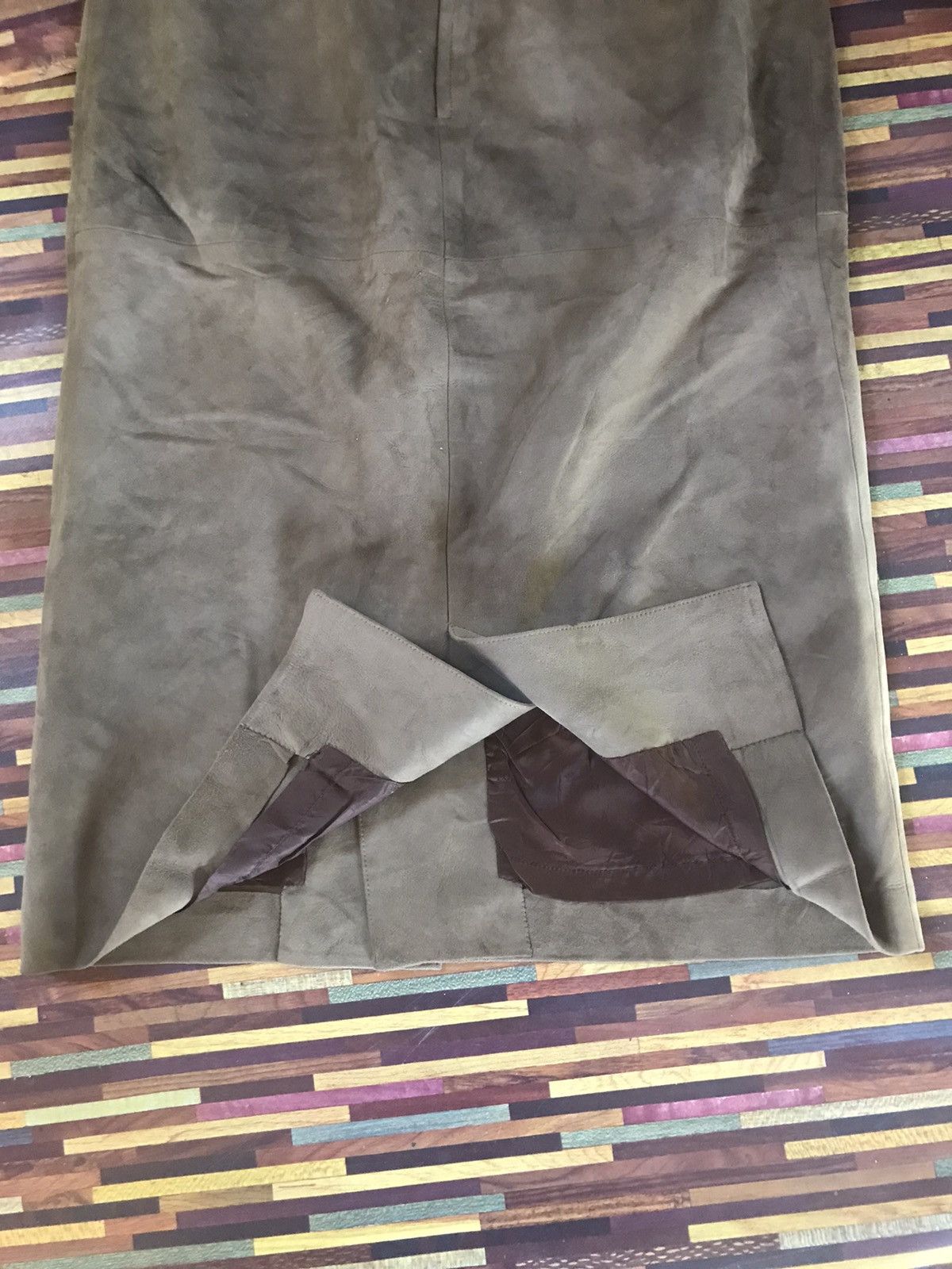 Loewe 🔥vintage🔥 LOEWE spain soft leather mini skirt Size S / US 4 / IT 40 - 5 Thumbnail