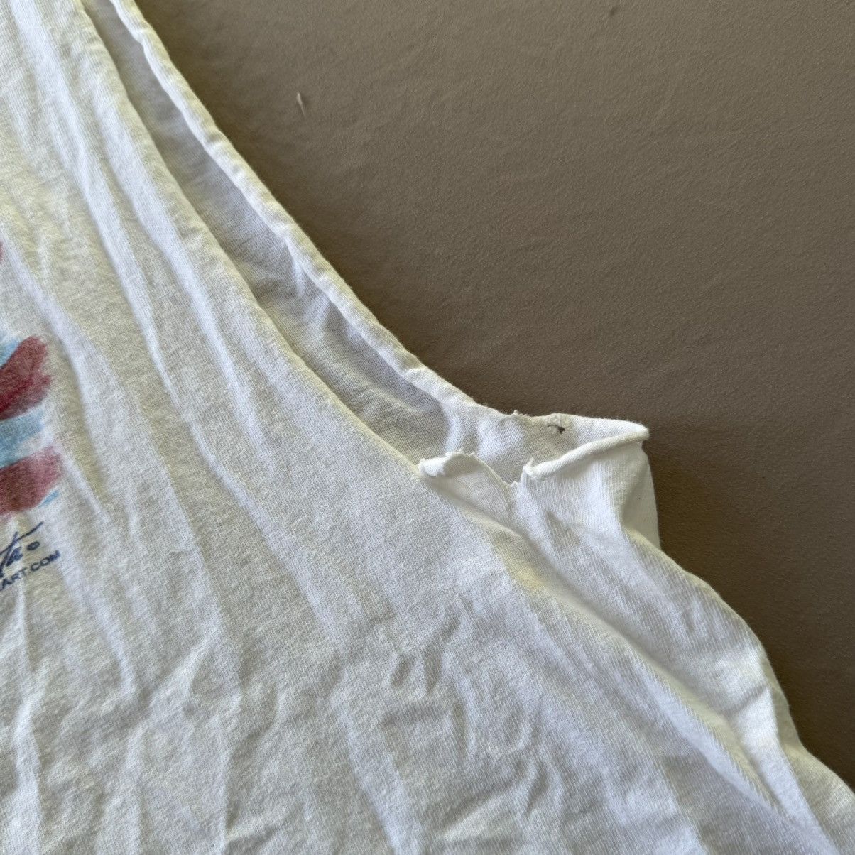 Vintage Reel Life Art Patriotic Fishing Muscle Tee Size US XL / EU 56 / 4 - 5 Thumbnail
