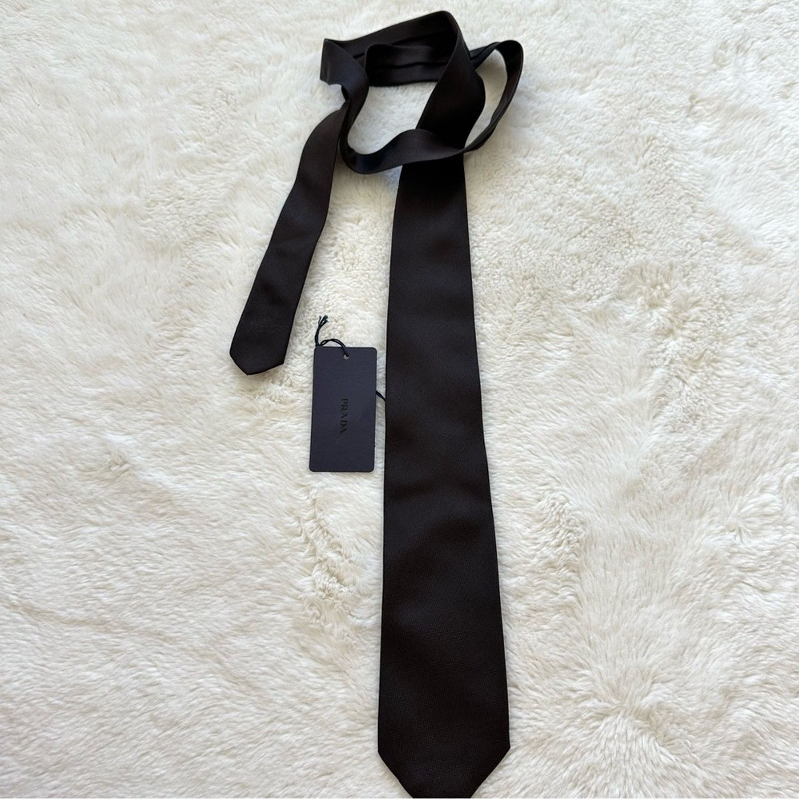 Prada NWT!!! Prada silk tie Retail 450$ Size ONE SIZE - 1 Thumbnail