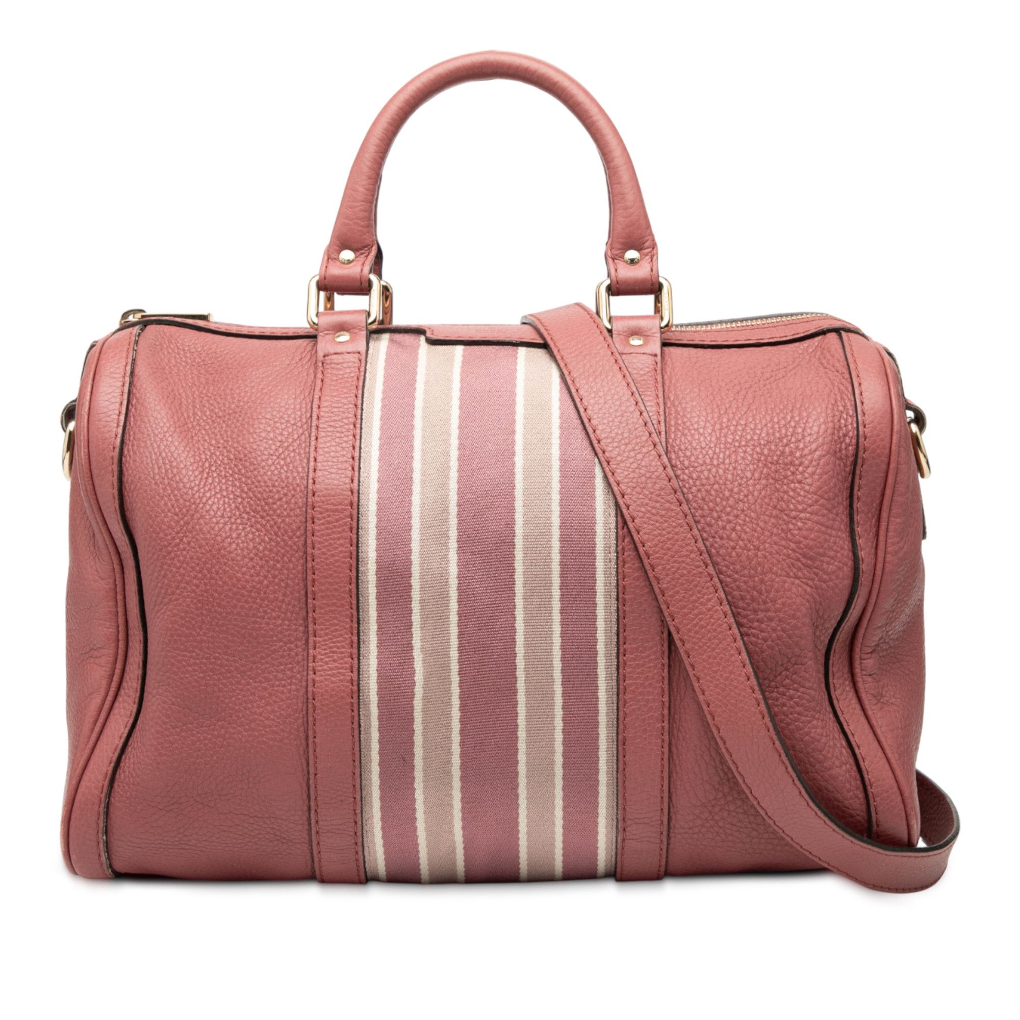 Gucci Gucci Medium Calfskin Web Joy Boston Bag Size ONE SIZE - 1 Thumbnail