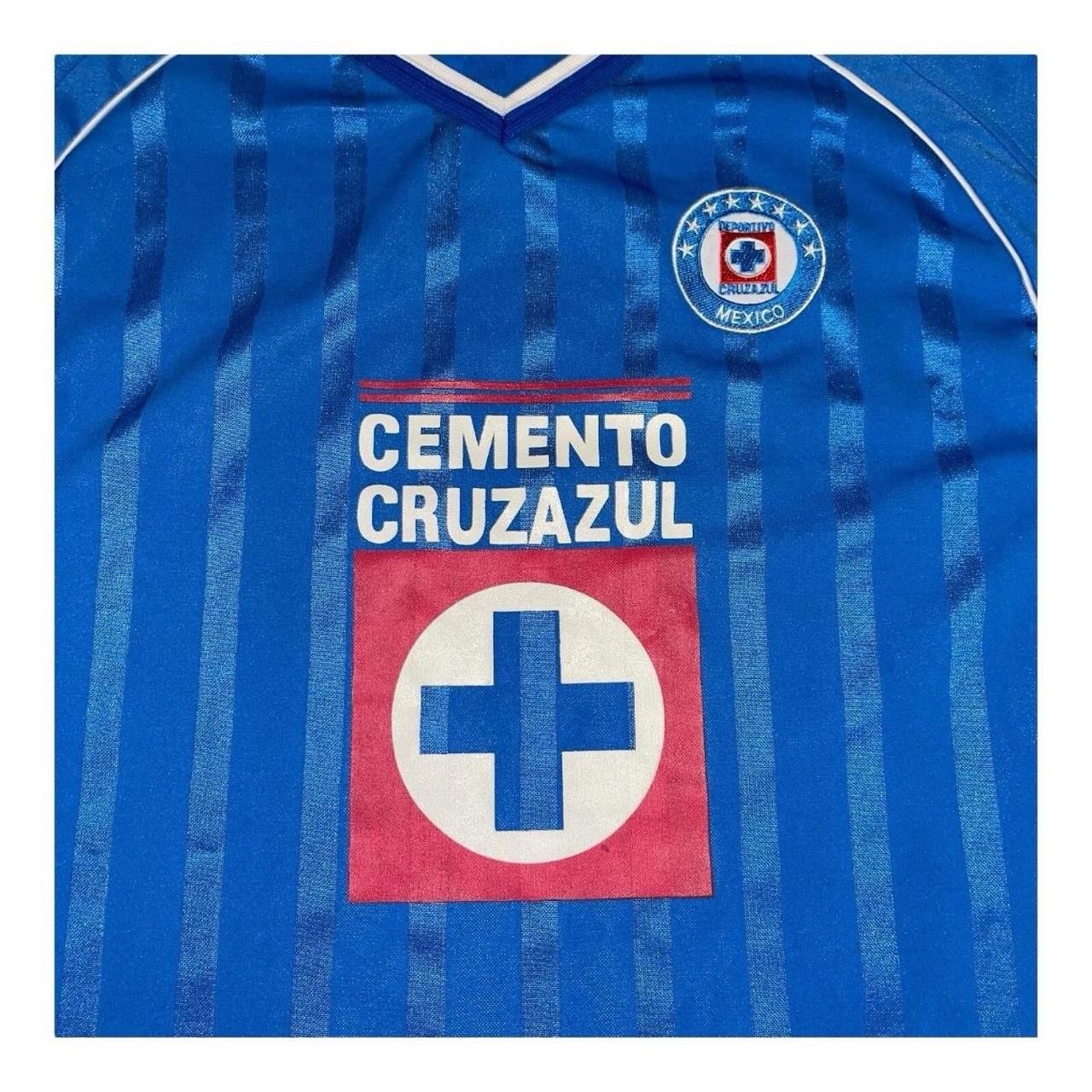 Pepsi Vintage Cruz Azul Soccer Jersey Pepsi Kickoff 2002 Size US M / EU 48-50 / 2 - 5 Thumbnail