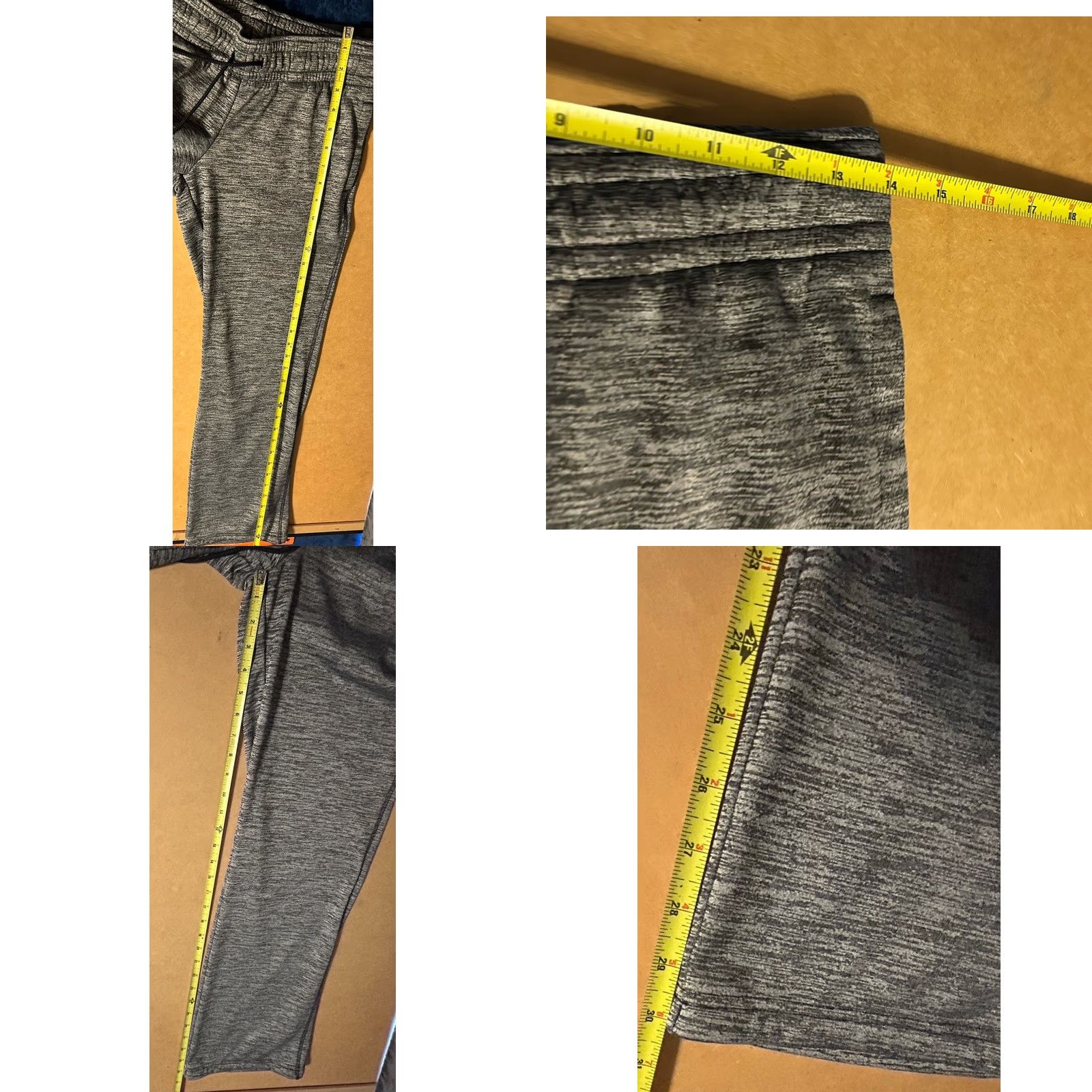 Under Armour Under Armour Storm 1 Gym Yoga Pants Women S Gray Elastic Waist Drawstring Pockets 100% Polyester Wide-Leg Inseam 30 Size 28" / US 6 / IT 42 - 9 Thumbnail