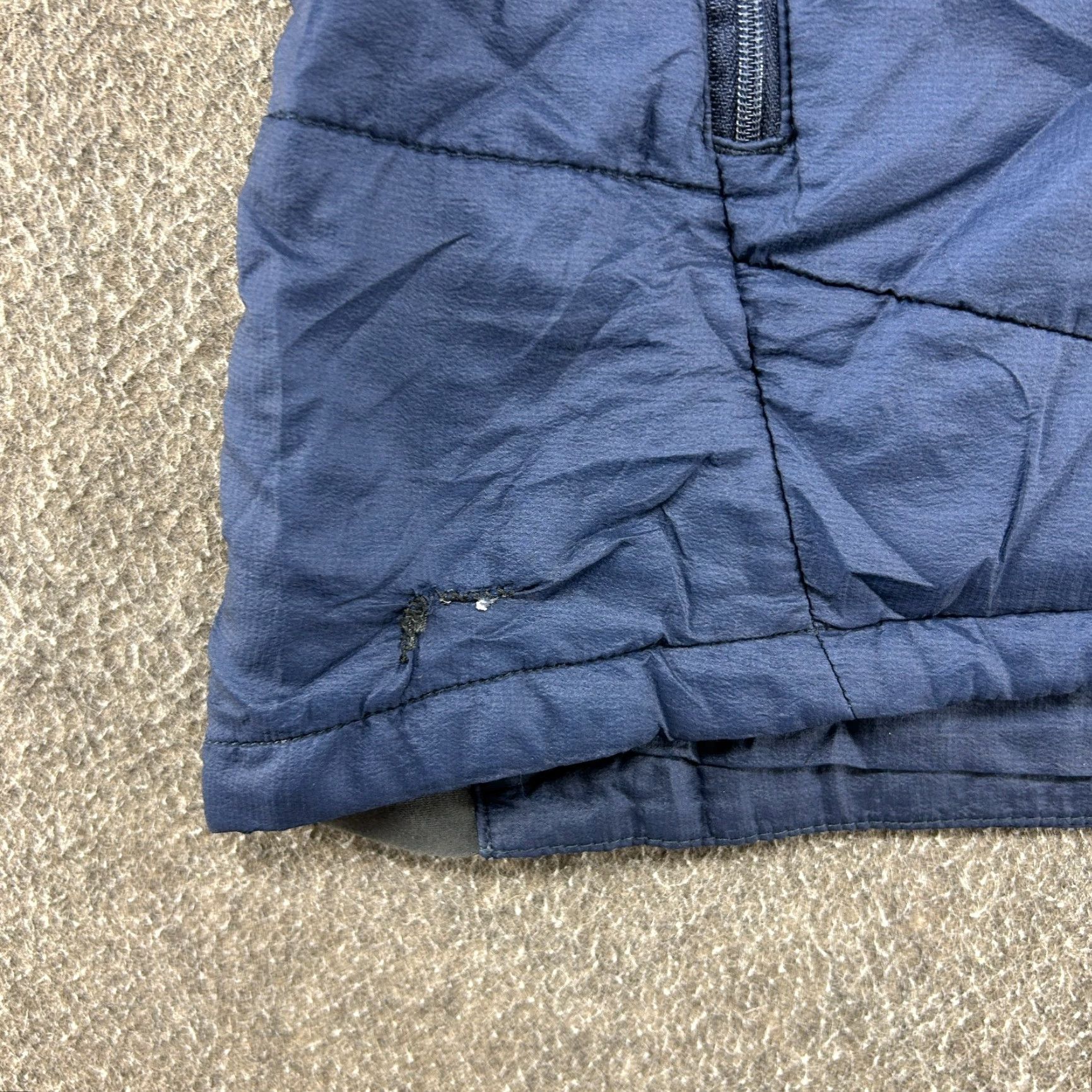 Montbell VINTAGE Montbell Jacket Womens M Blue Navy Puffer Full Zip Quilted Polyester Y2K Size M / US 6-8 / IT 42-44 - 7 Thumbnail
