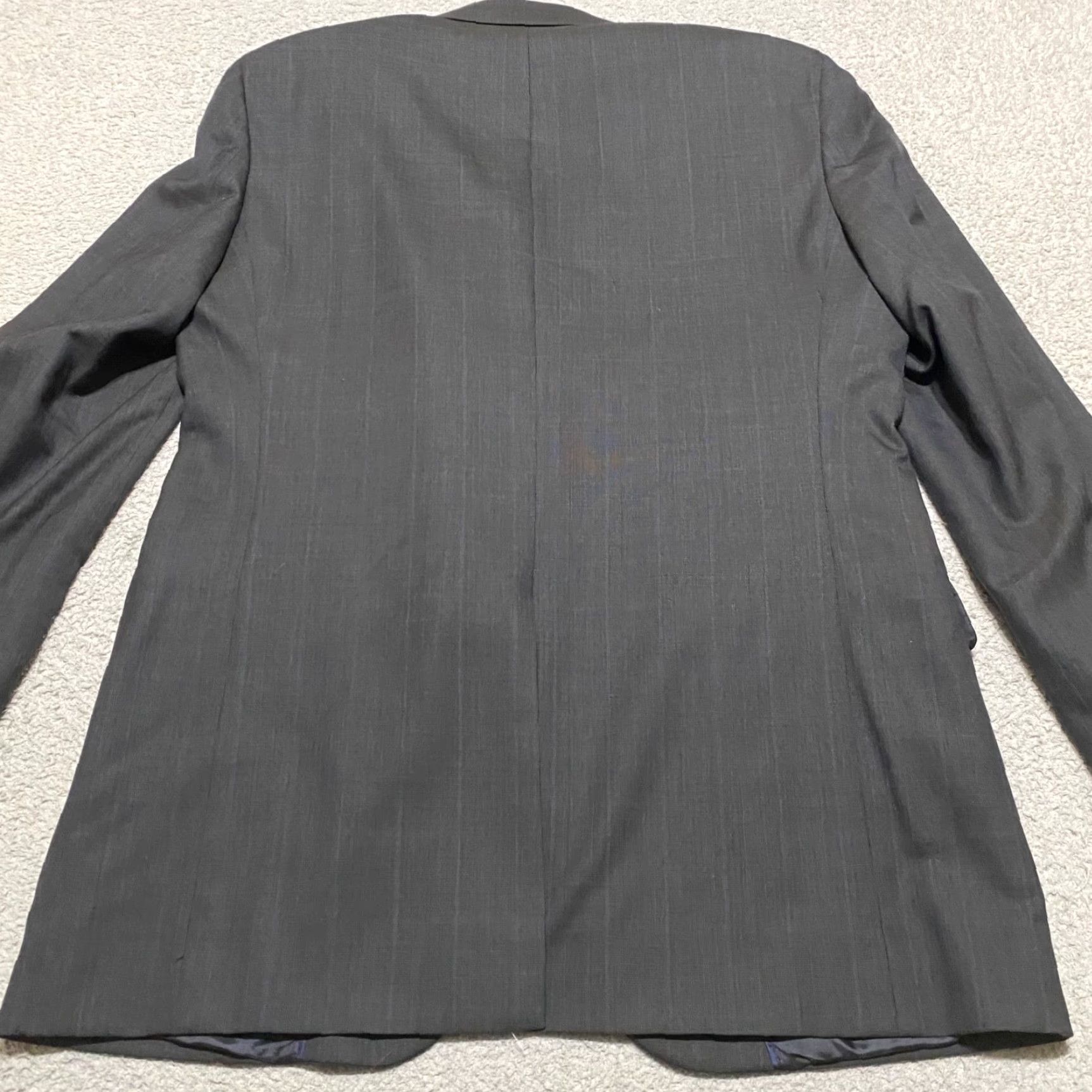 Brooks Brothers Brooks Brothers Blazer Mens 42L Wool Solid Gray Two-Button Notch Long 2 Piece Casual Formal Size 42R - 2 Thumbnail
