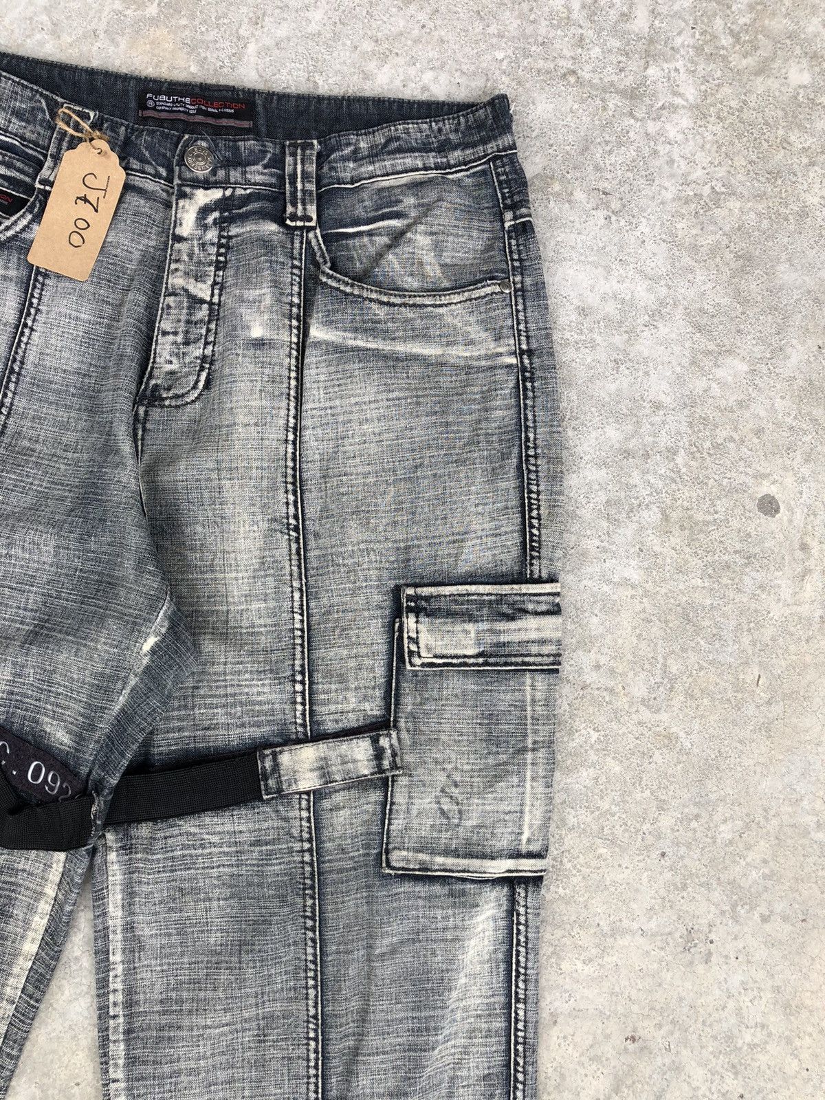 Fubu Japanese Fubu Baggy Jeans Hip Hop Distressed Jeans Size US 34 / EU 50 - 5 Thumbnail