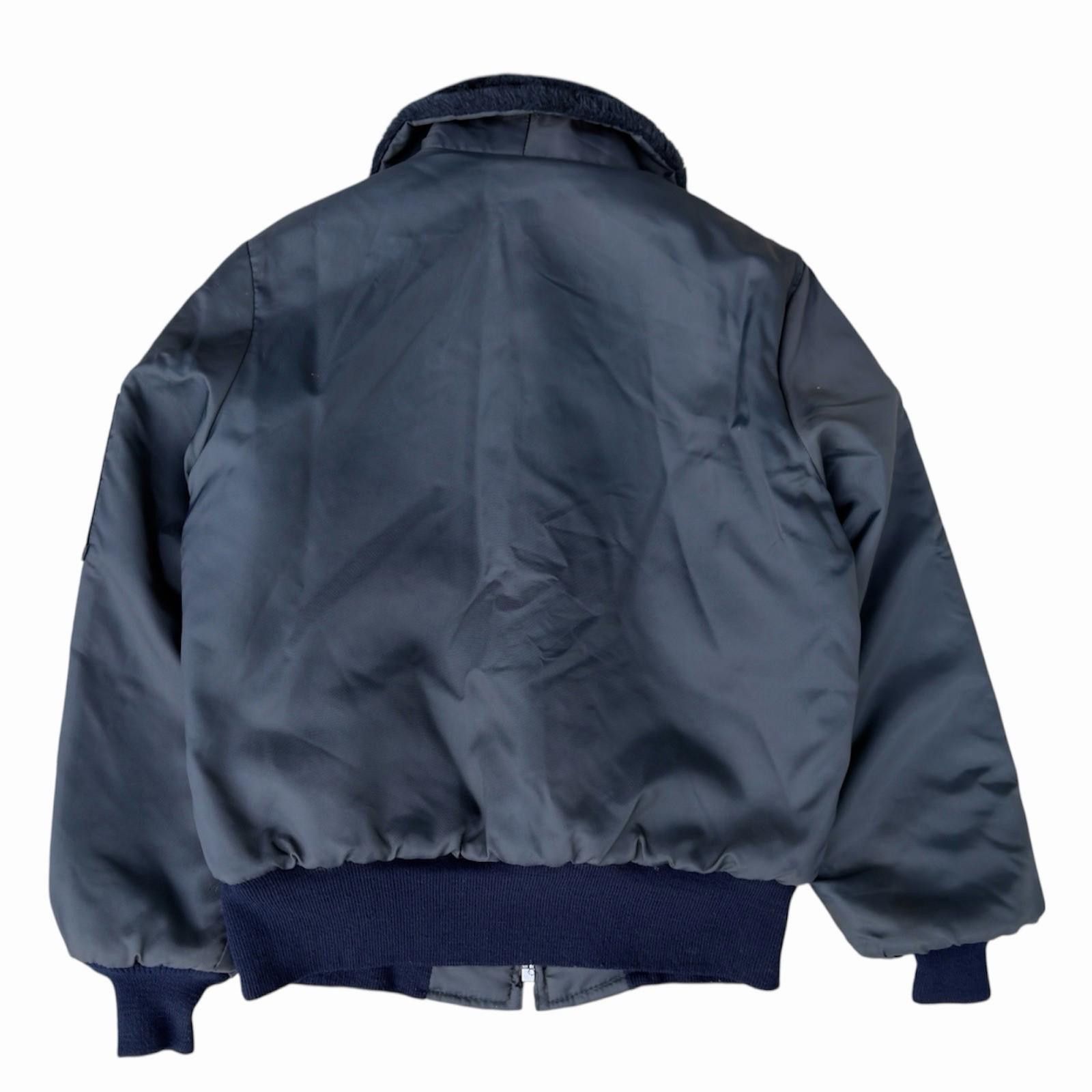 Other Flight Jacket Outer Shell Quilted Liner Blue Nylon Small Size US L / EU 52-54 / 3 - 2 Thumbnail