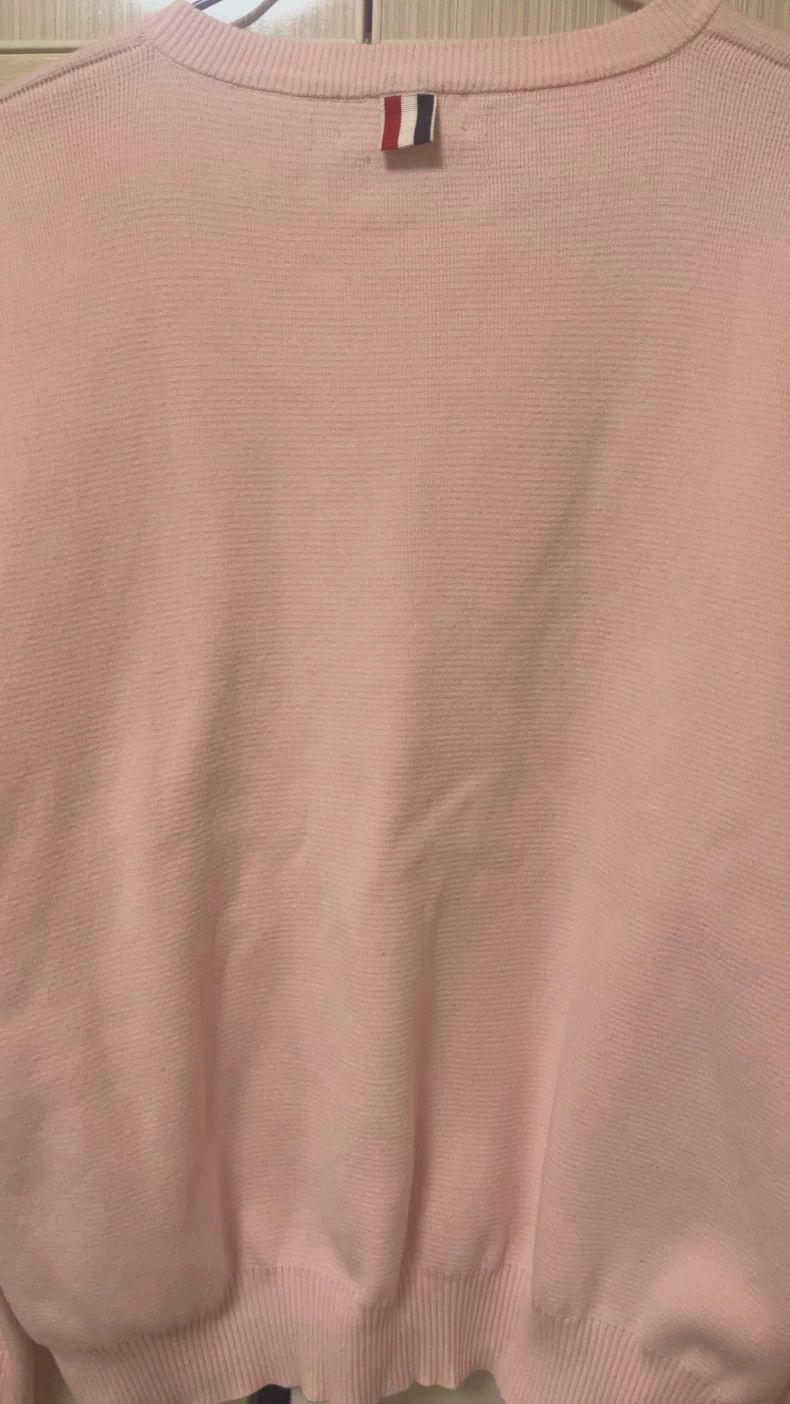 Thom Browne Thom Browne Pink knitted sweater Size US XXL / EU 58 / 5 - 7 Thumbnail