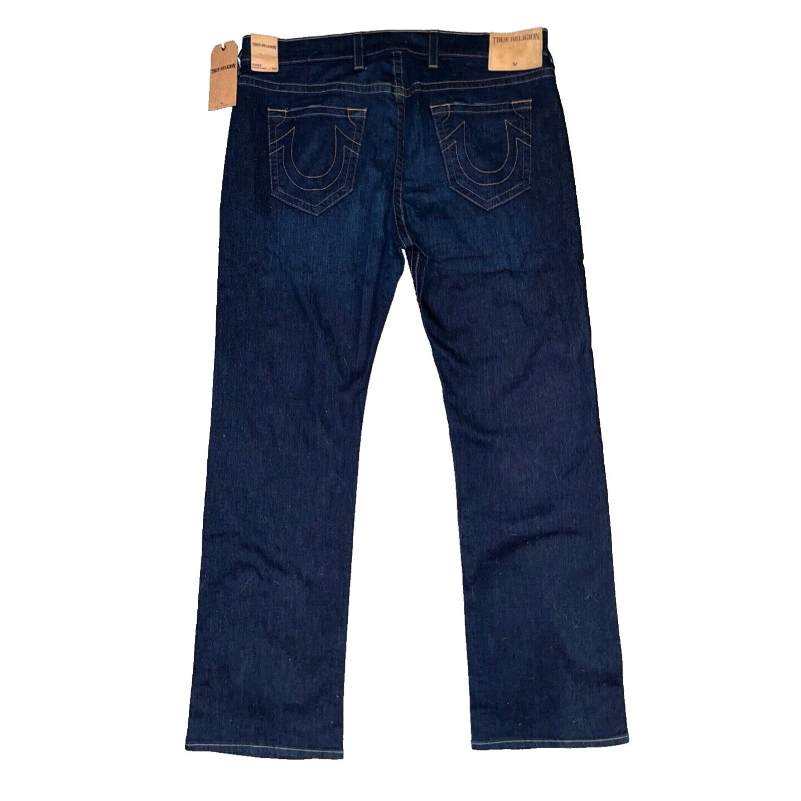 True Religion True Religion Ricky Straight Jeans Wanted Man Dark 42x34 Size US 42 / EU 58 - 7 Thumbnail