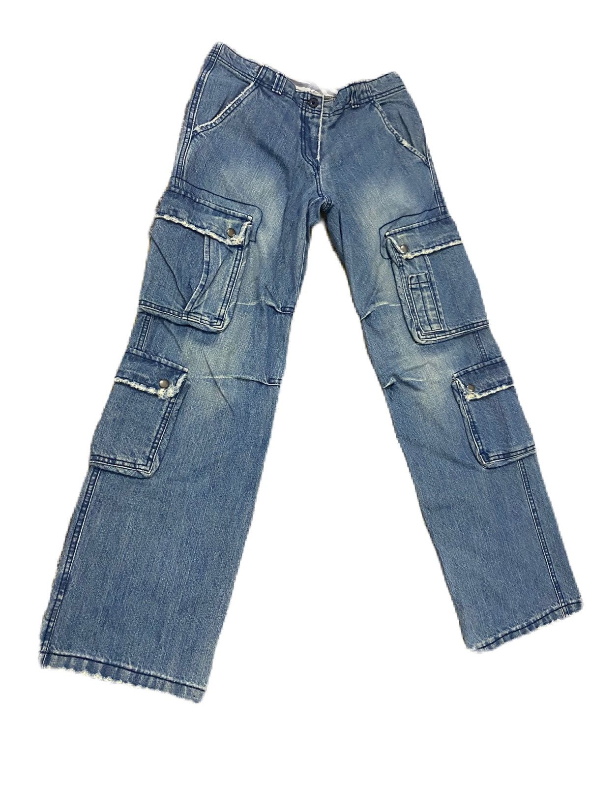 Japanese Brand JAPAN BRAND BAGGY STYLE ROMIE & JULIE CARGO DESIGN RARE Size US 30 / EU 46 - 3 Thumbnail