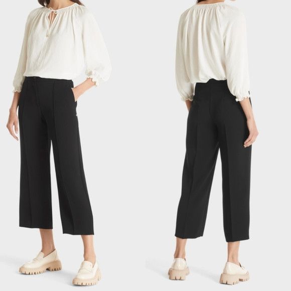 Other Marc Cain NWT WELLINGTON wide-legged pants N5 Size 12 Womens Size 34" / US 12 / IT 48 - 1 Thumbnail