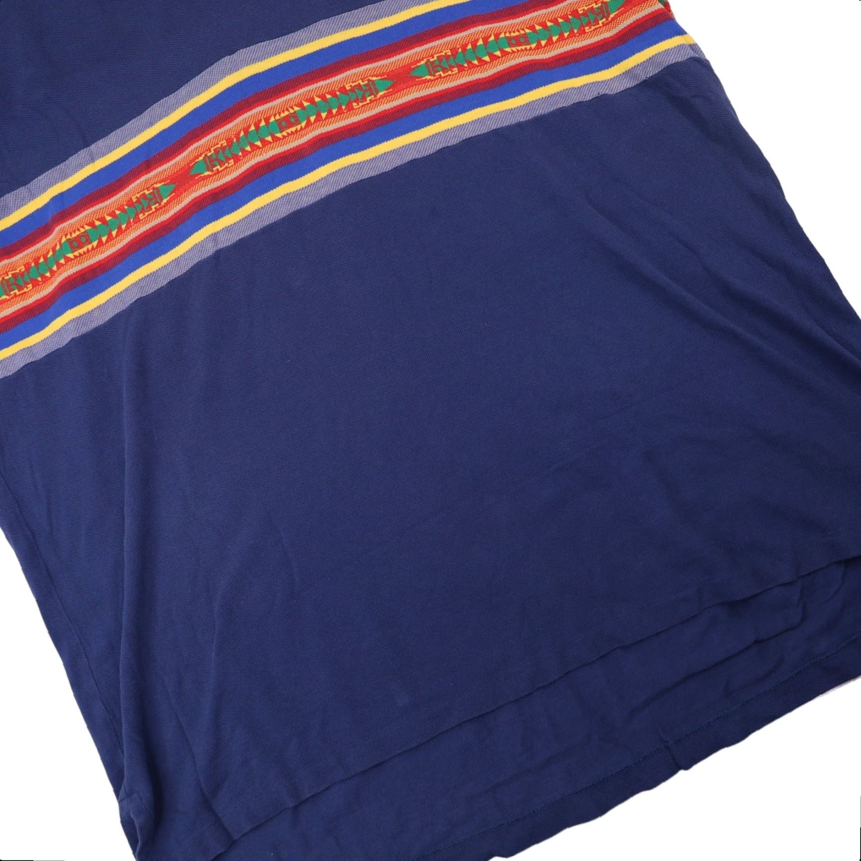 Polo Ralph Lauren VINTAGE Polo Ralph Lauren Mens XXL Aztec Pattern Polo Shirt Blue Size US XXL / EU 58 / 5 - 3 Thumbnail