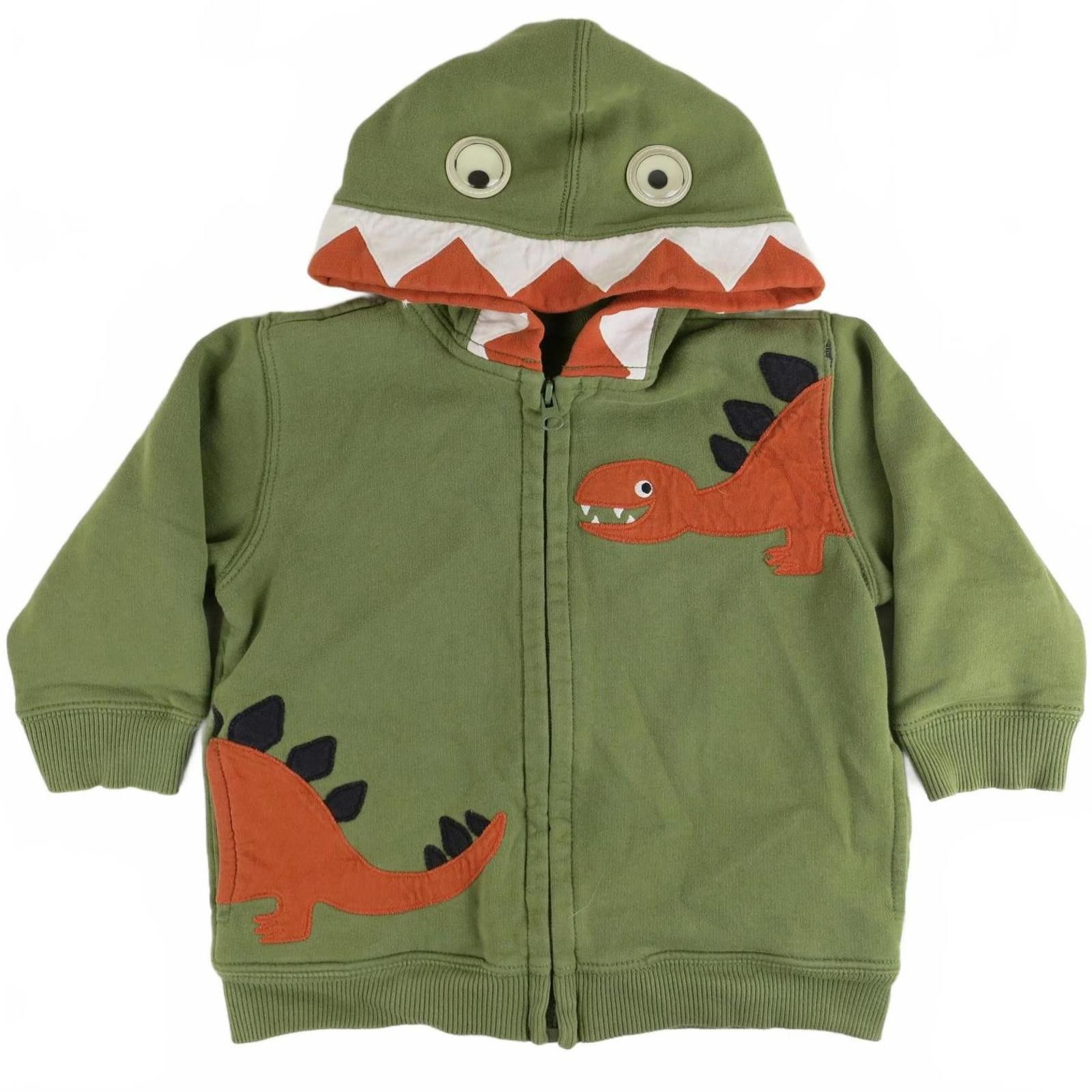 Other Crazy 8 Infant Green Dinosaur Hoodie 0-3 months Size US XXS / EU 40 - 1 Thumbnail