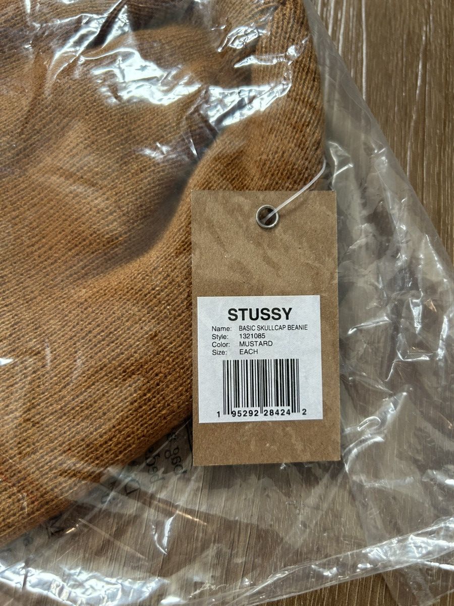 Stussy Stussy Basic Skullcap Beanie Mustard Size ONE SIZE - 2 Thumbnail