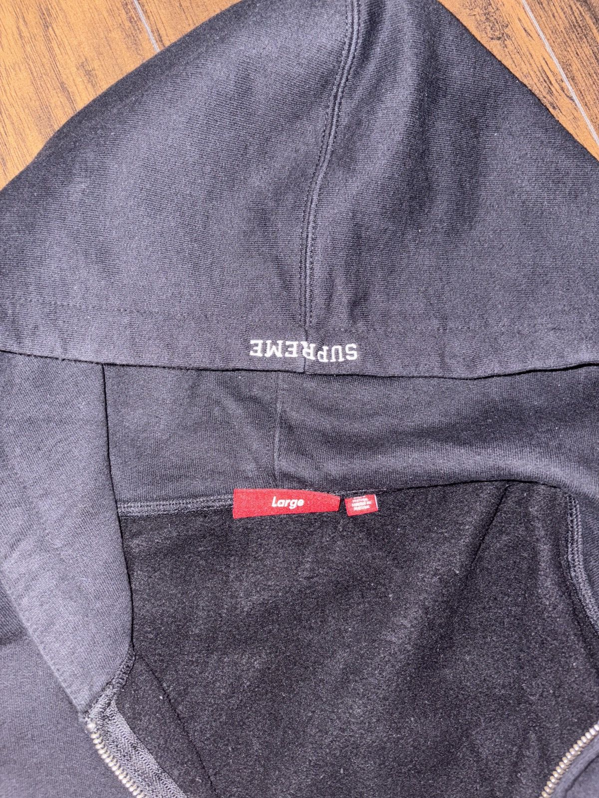 Supreme Supreme Wings Zip Up Hoodie (Black) | Grailed