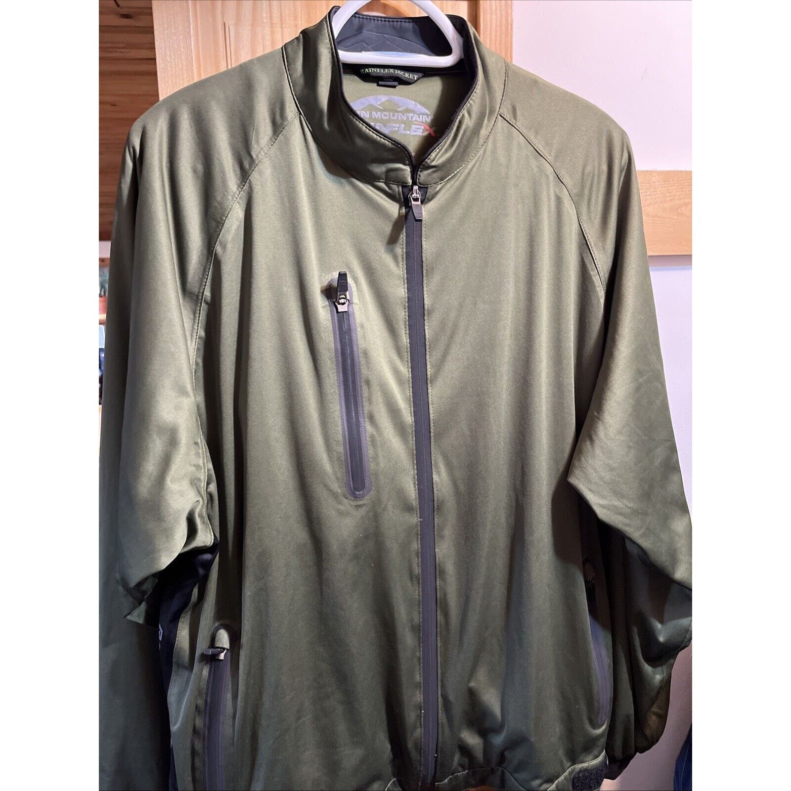 Other Sun Mountain Rainflex Mens Full Zip Golf Jacket Medium Green Size US M / EU 48-50 / 2 - 3 Thumbnail