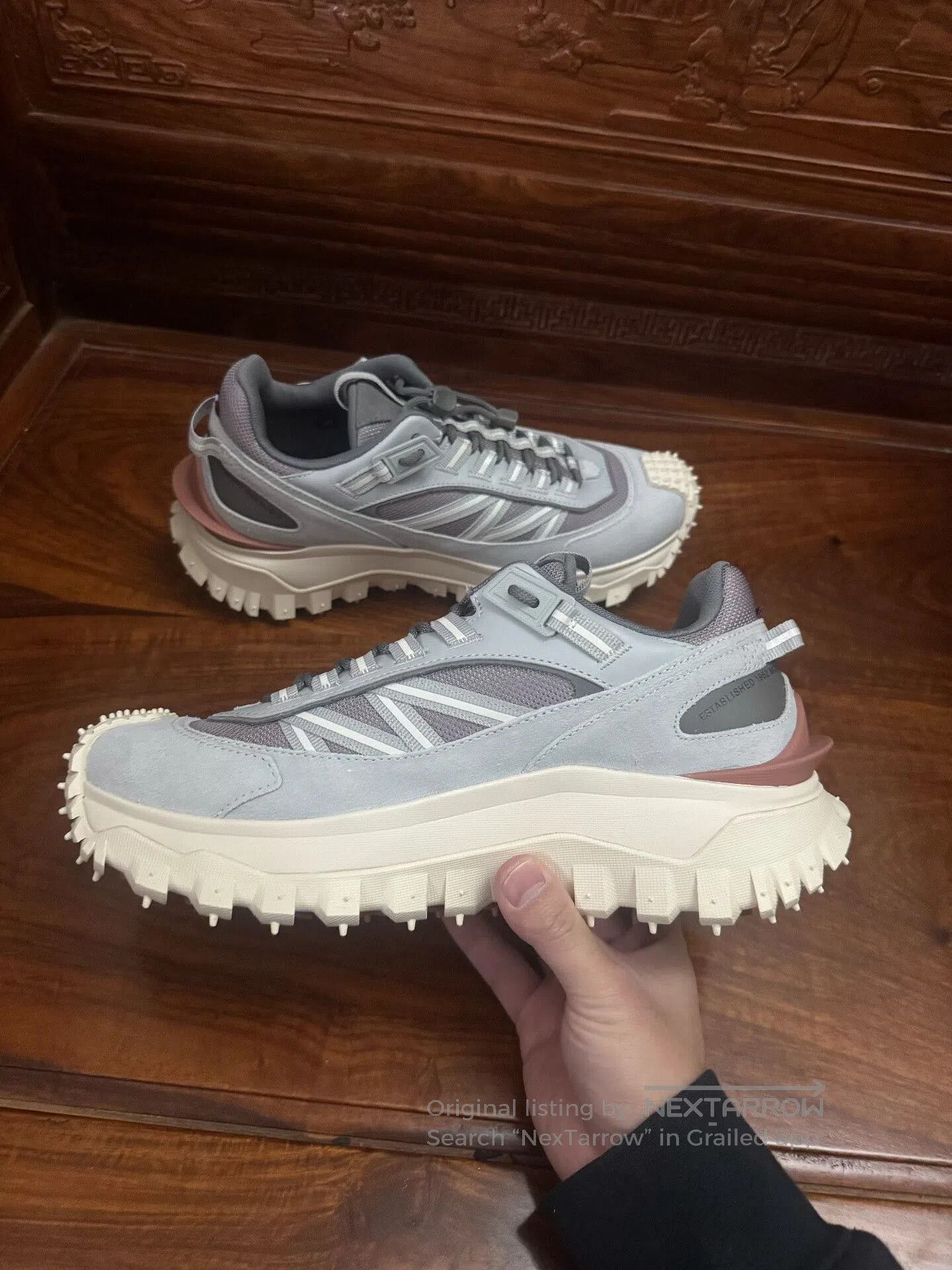 Moncler Moncler Trailgrip Sneakers in New Condition. Size US 7.5 / EU 40-41 - 5 Thumbnail