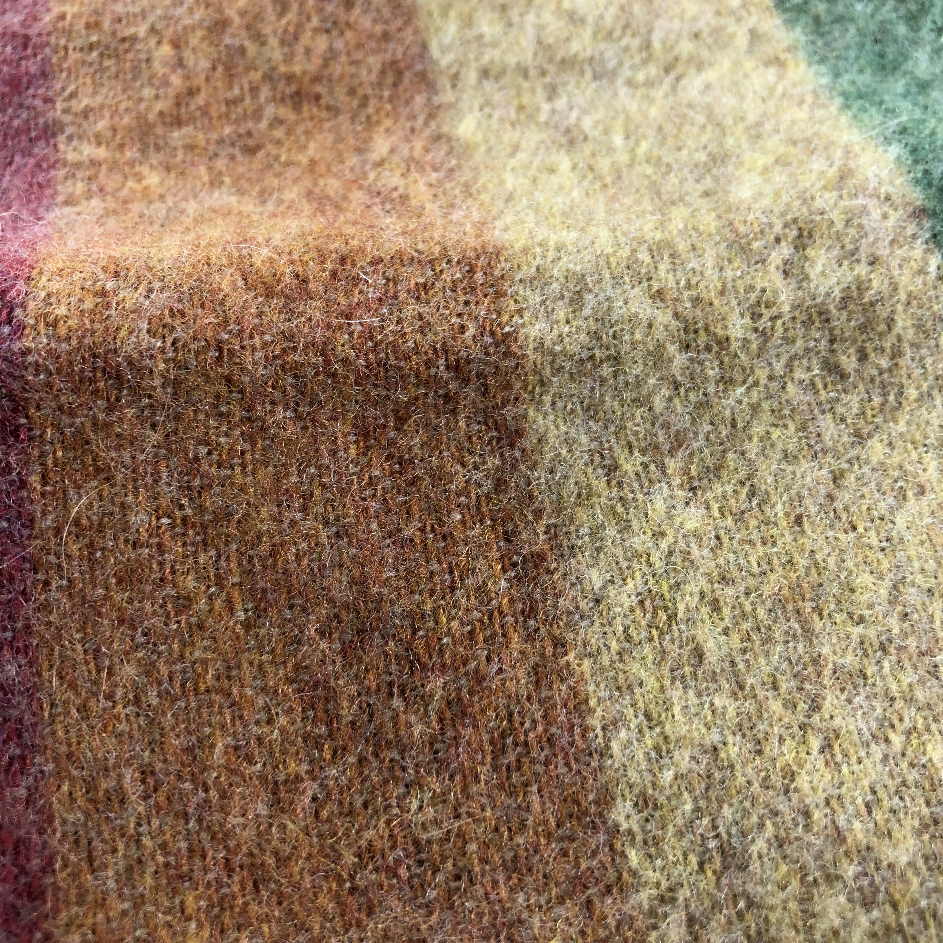 Vintage Glen Prince Striped Wool Scarf Muffler Neckwear V2498 Size ONE SIZE - 10 Thumbnail