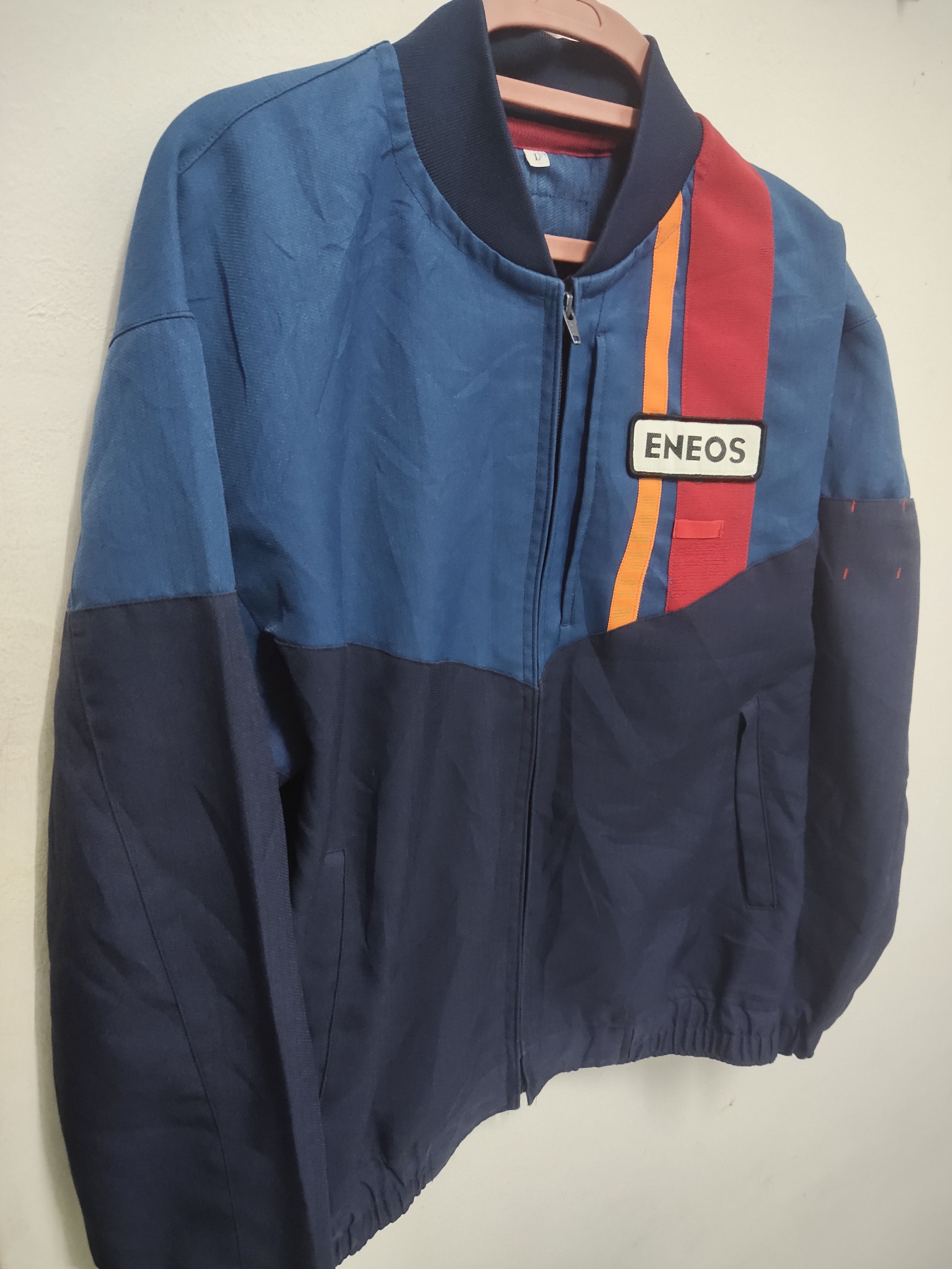 Japanese Brand Vintage Eneos Japanese Staff Worker Jacket Size US L / EU 52-54 / 3 - 3 Thumbnail