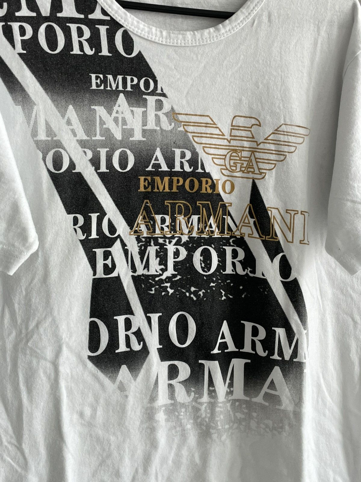 Hysteric Glamour × Le Grande Bleu (L.G.B.) Vintage Y2K Hysteric Glamour Style Logo Armani T shirt Size US M / EU 48-50 / 2 - 8 Thumbnail