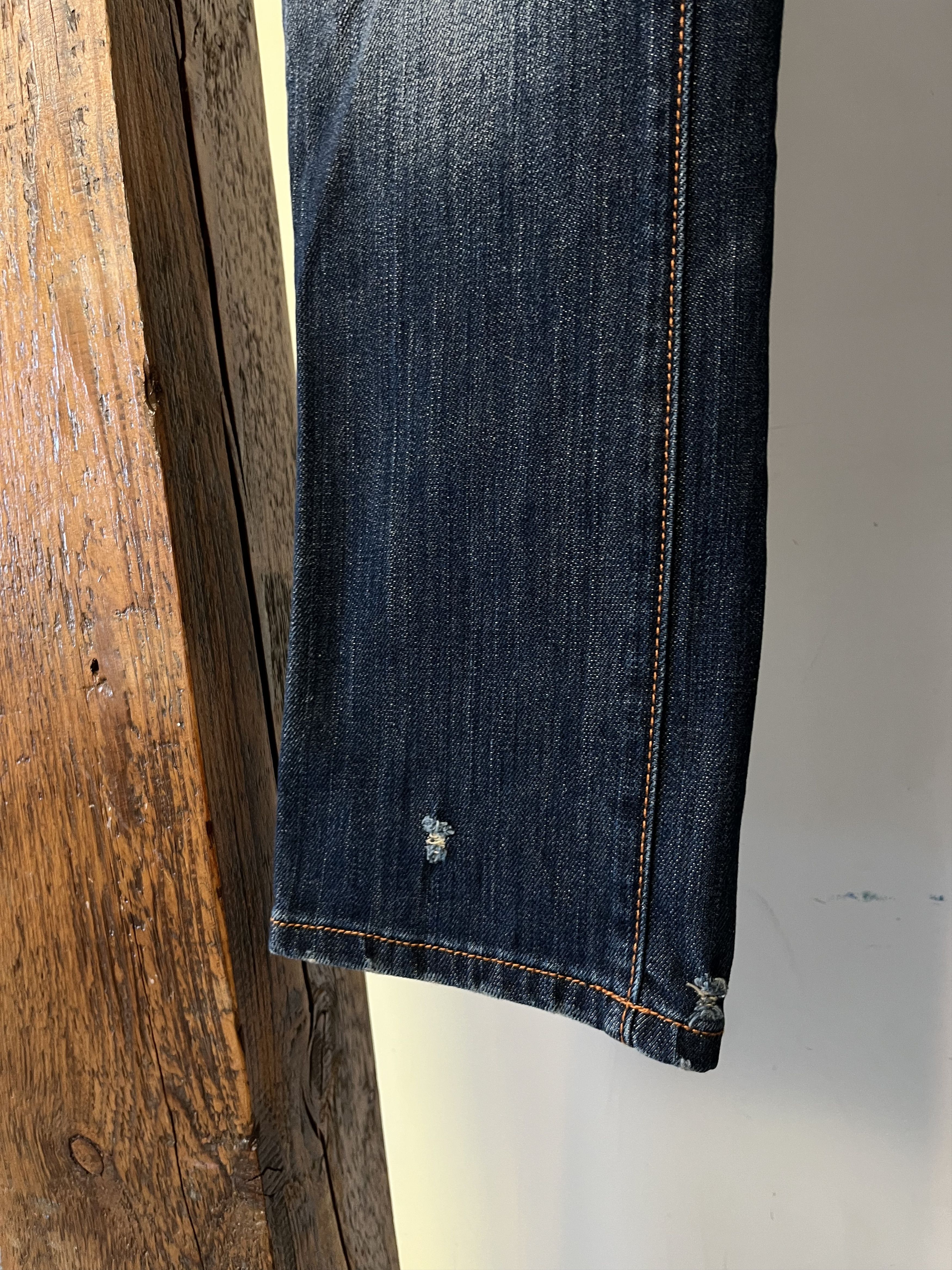 Christian Audigier × Ed Hardy × Japanese Brand y2k Christian Audigier Crazy Embroidered Skull Womens Jeans Size US 29 - 8 Thumbnail