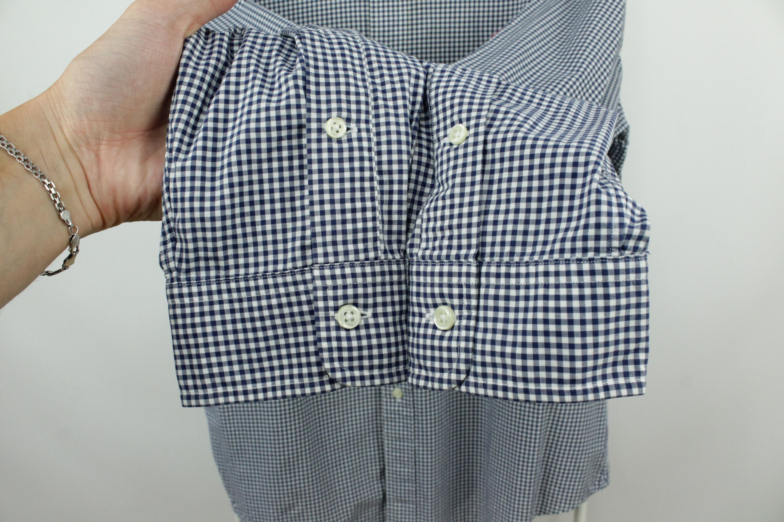 Polo Ralph Lauren × Ralph Lauren Polo Ralph Lauren Regular Fit Blue Checked Poplin Shirt Size US L / EU 52-54 / 3 - 5 Thumbnail