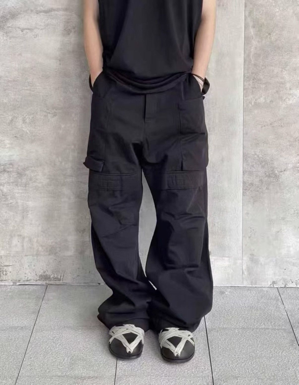 Rick Owens Rick Owens Drkshdw Stefan Cargo Trouser New Black Size US 31 - 6 Thumbnail