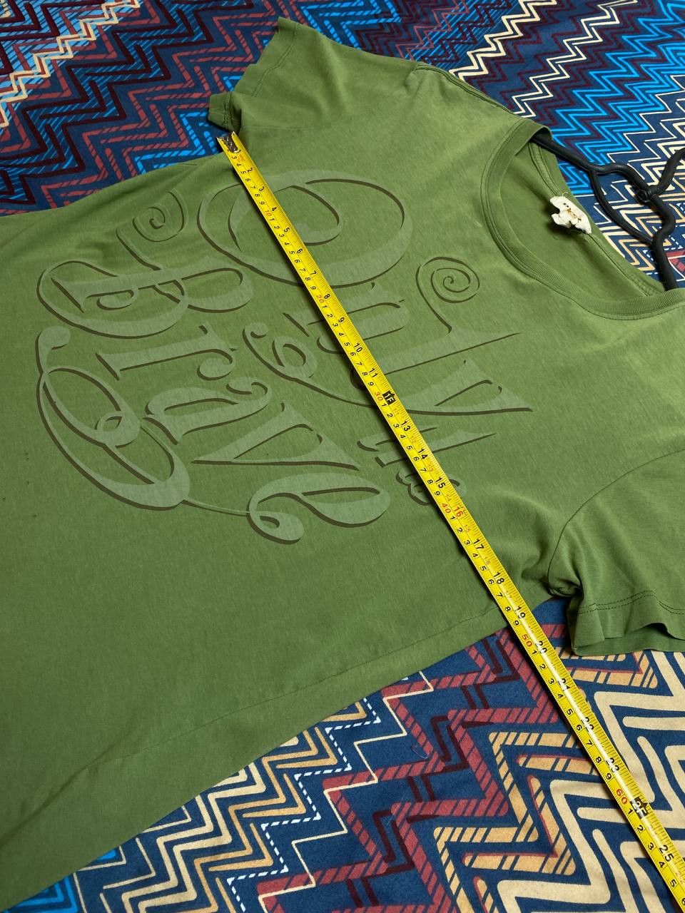 Diesel Streetwear T-Shirt Diesel big print green Y2K Vintage Size US L / EU 52-54 / 3 - 11 Thumbnail