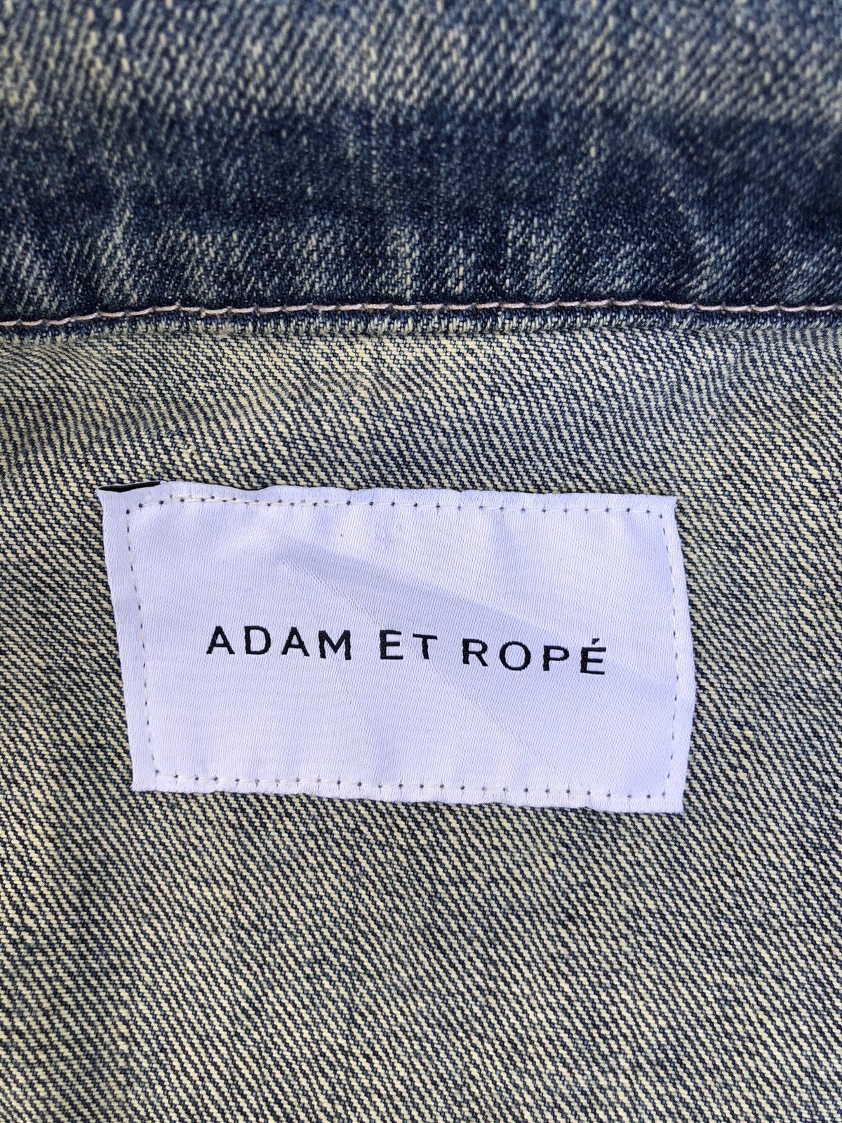 ADAM ET ROPE Type 1 Denim Jacket Distressed Denim Size US M / EU 48-50 / 2 - 14 Thumbnail