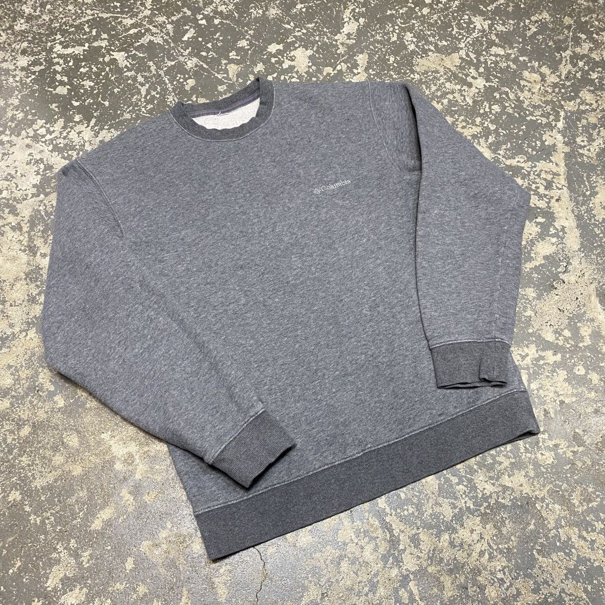 Columbia × Vintage Vintage Columbia Grey Blank Crewneck Sweatshirt Size US S / EU 44-46 / 1 - 9 Thumbnail