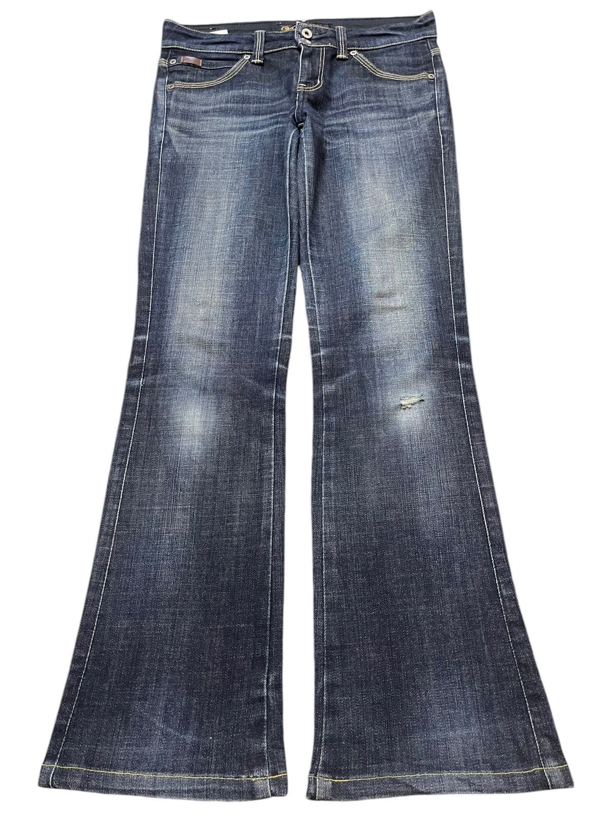 Hysteric Glamour Vintage Japanese Brand Blue Faded Wash Style Bootcut Jeans Size US 30 / EU 46 - 1 Thumbnail