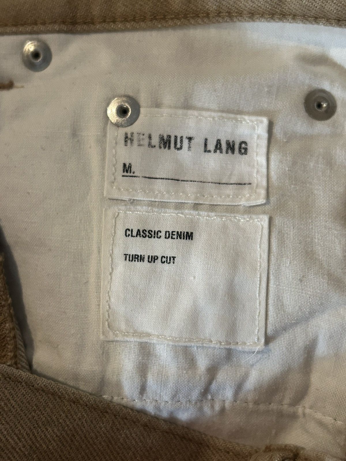 Helmut Lang 00’s Classic Denim Turn up jeans Size US 28 / EU 44 - 5 Thumbnail