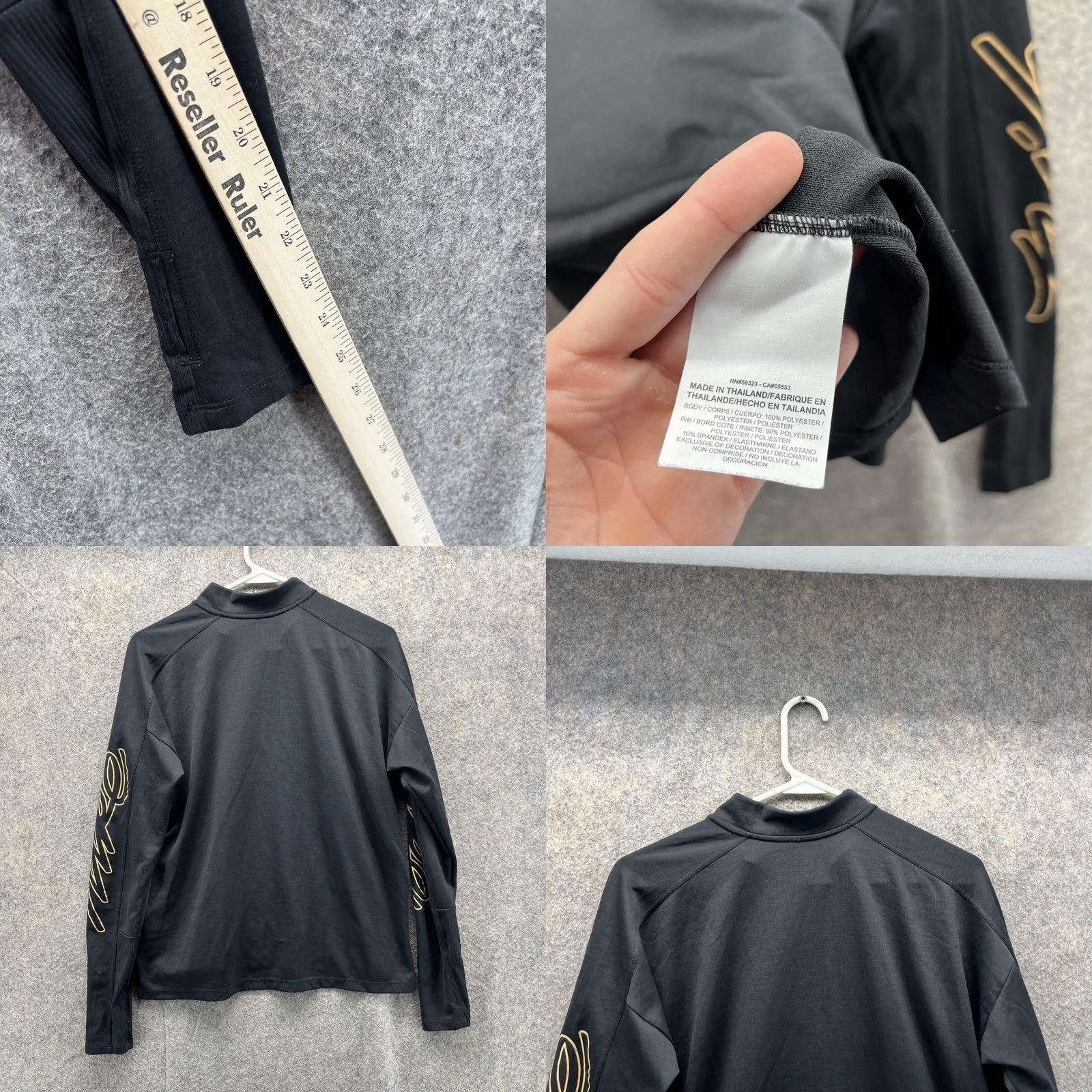 Nike Nike Sweater Women M Black Athletic Dri Fit Track Jacket Pullover All Seasons Logo Modern Casual Fall Winter 90s (Mens, Womens, Girls) Size M / US 6-8 / IT 42-44 - 8 Thumbnail